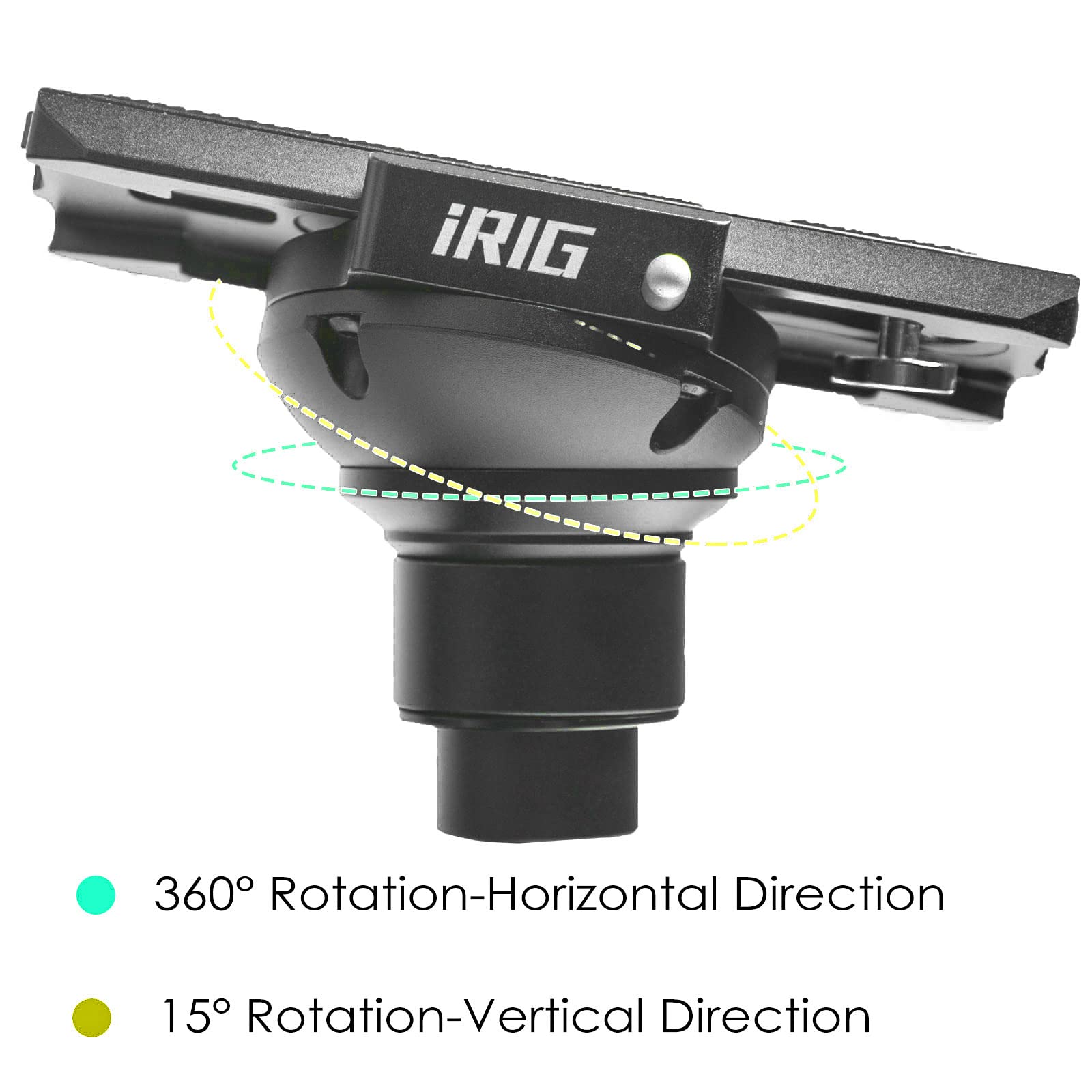 Difesuro Df Digitalfoto Irig Thanos Stabilizing Arm Adapter,Steadycam Gimbal Vest Rotatable Ball Head With Quick Release Plate Compatible With Dji Ronin 4D/Rs2/Rsc2,Crane 3S Etc Connect 12/13/16Mm Tube Vest