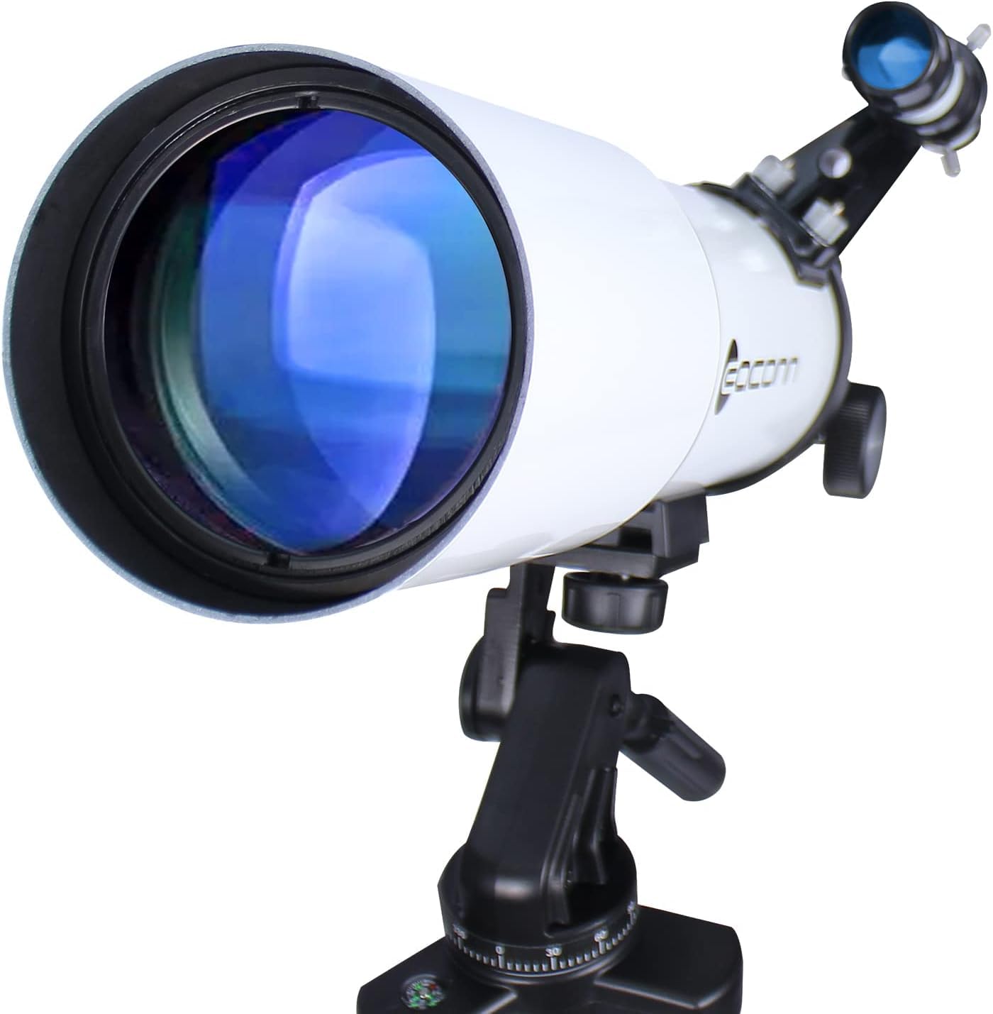 Eaconn Telescopes For Adults Astronomy, 80Mm Aperture 600Mm Refractor Telescope For Kids & Beginners, Compact And Portable Travel Telescopio With Backpack