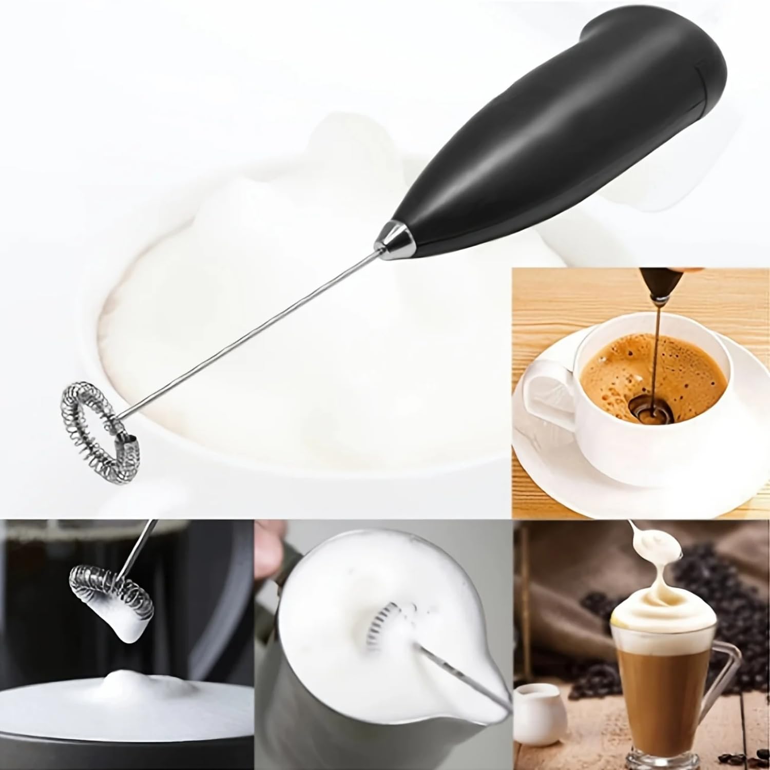 Uniqus Handheld Whisk Coffee Coffee Blender Egg Chocolate/Cappuccino Mini Portable Blender Kitchen Blender Tool