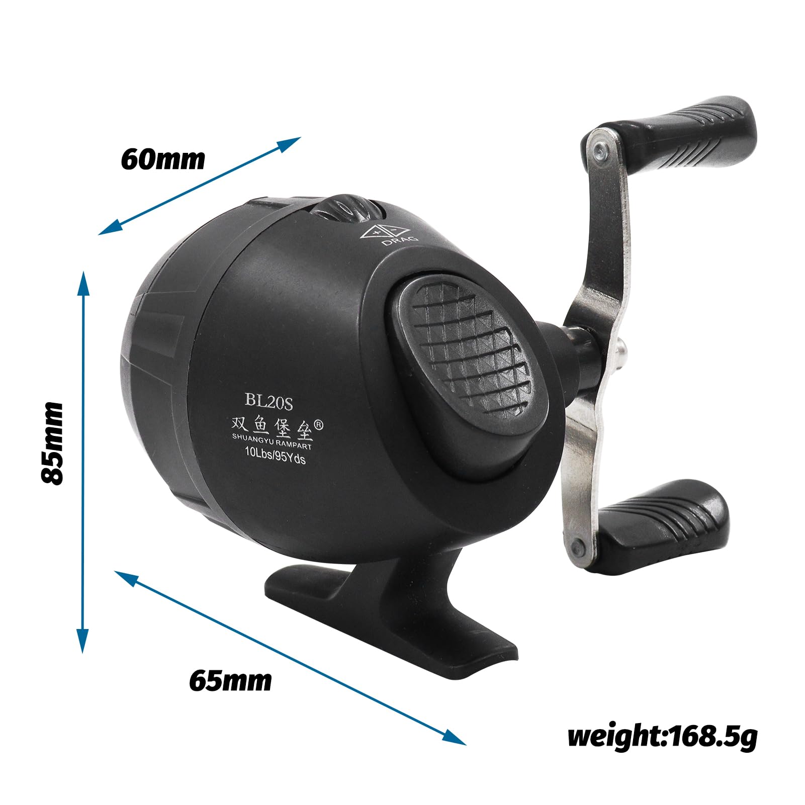 Zhuoce Fishing Reel Kit With Wristband And Hand Guard For Slingshot Fishing Darts Reel Leather Wrist Wrap For Shooting