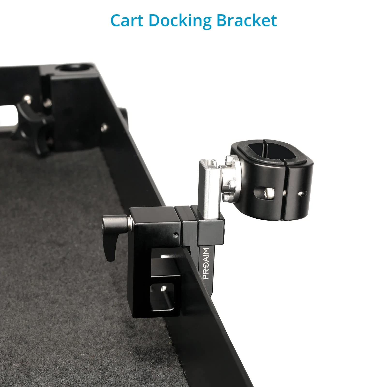 Proaim Cart Docking Bracket For Flycam Flowline Body Support Rigs  Cnc Aluminum Made, Lightweight, Durable (Fln-Ctdb)