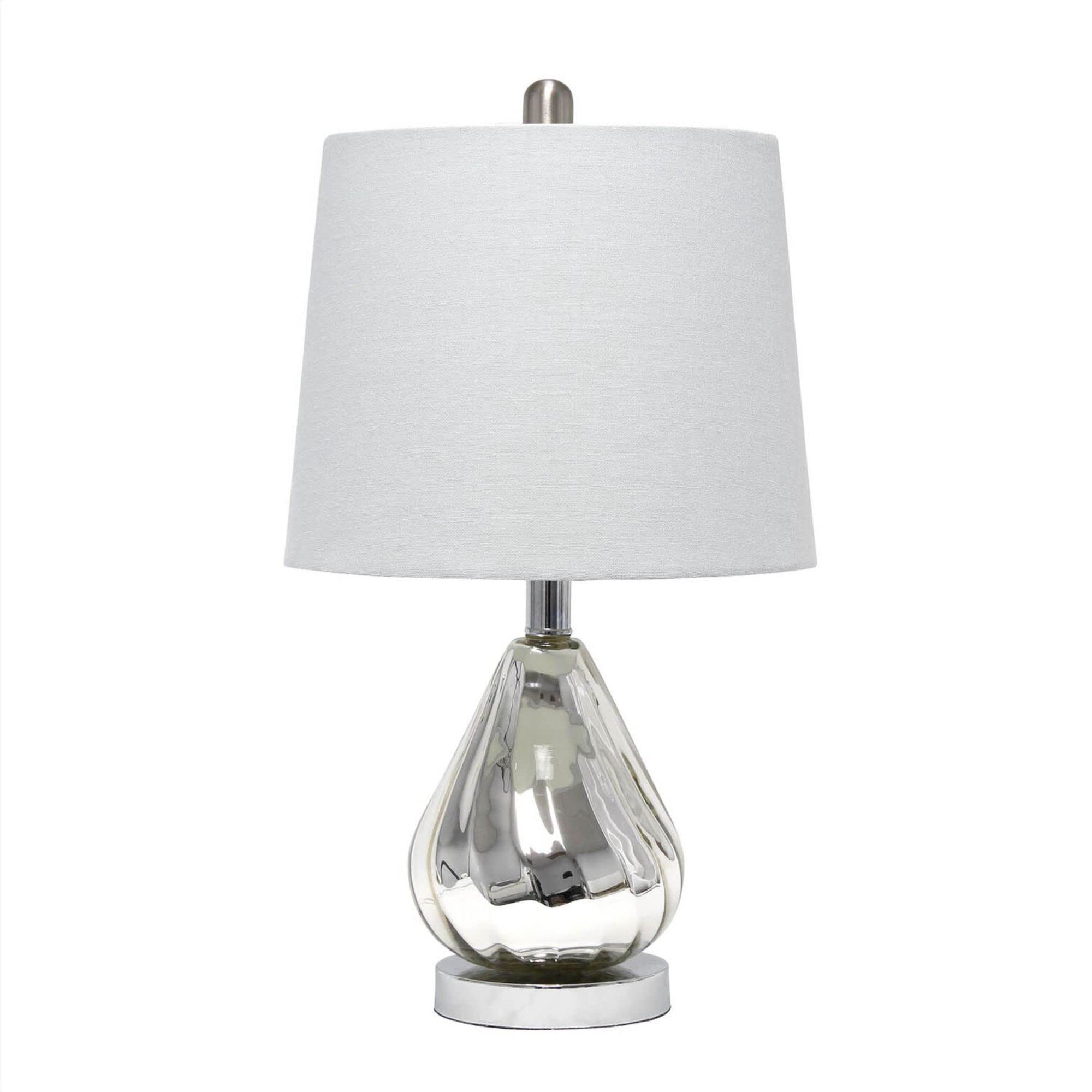 Lalia Home Kissy Pear Table Lamp With Gray Fabric Shade