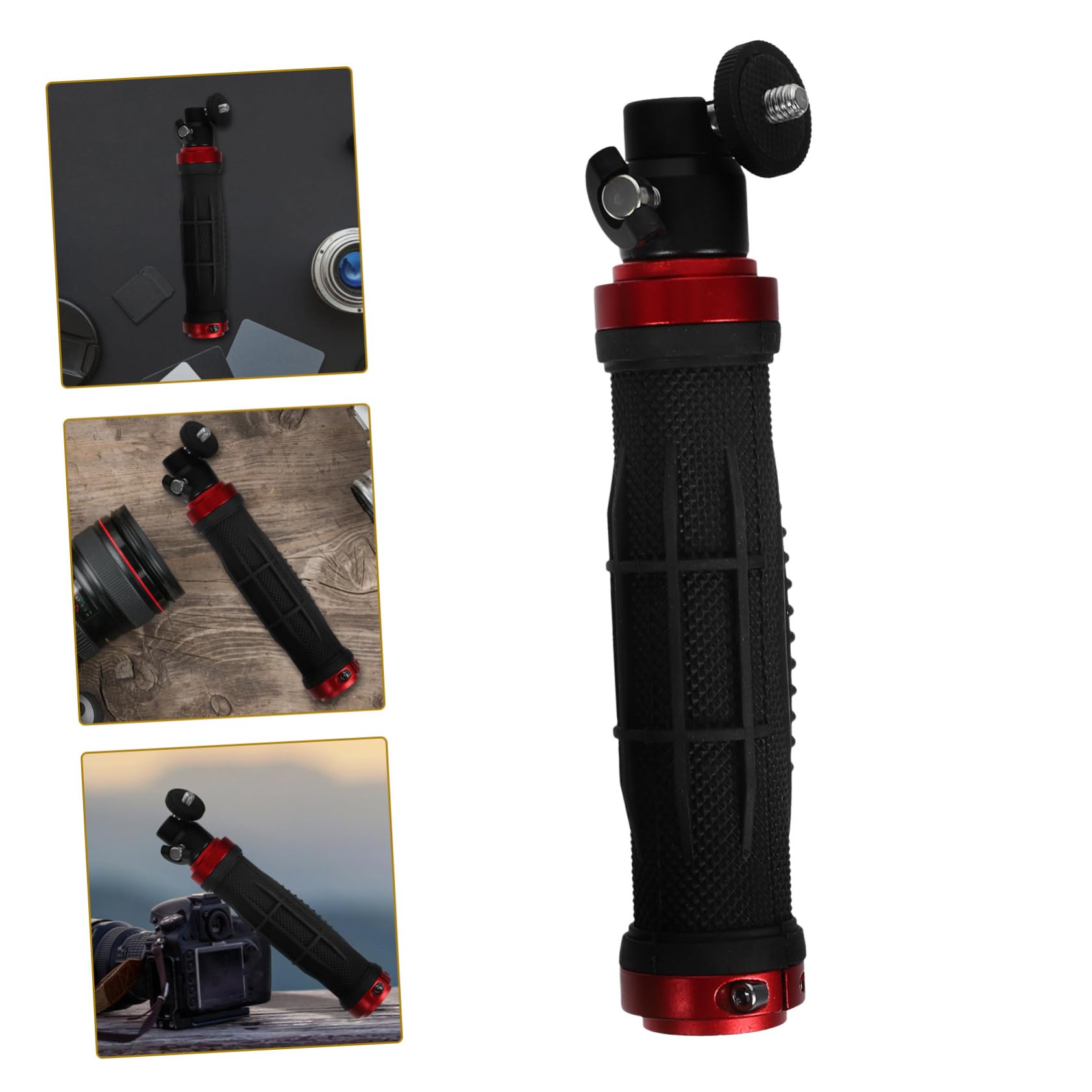 Merryhapy Camera Stabilizer Grip Universal Handlegrip For Dslr Camcorder Phone Lightweight Aluminum Non-Slip Design