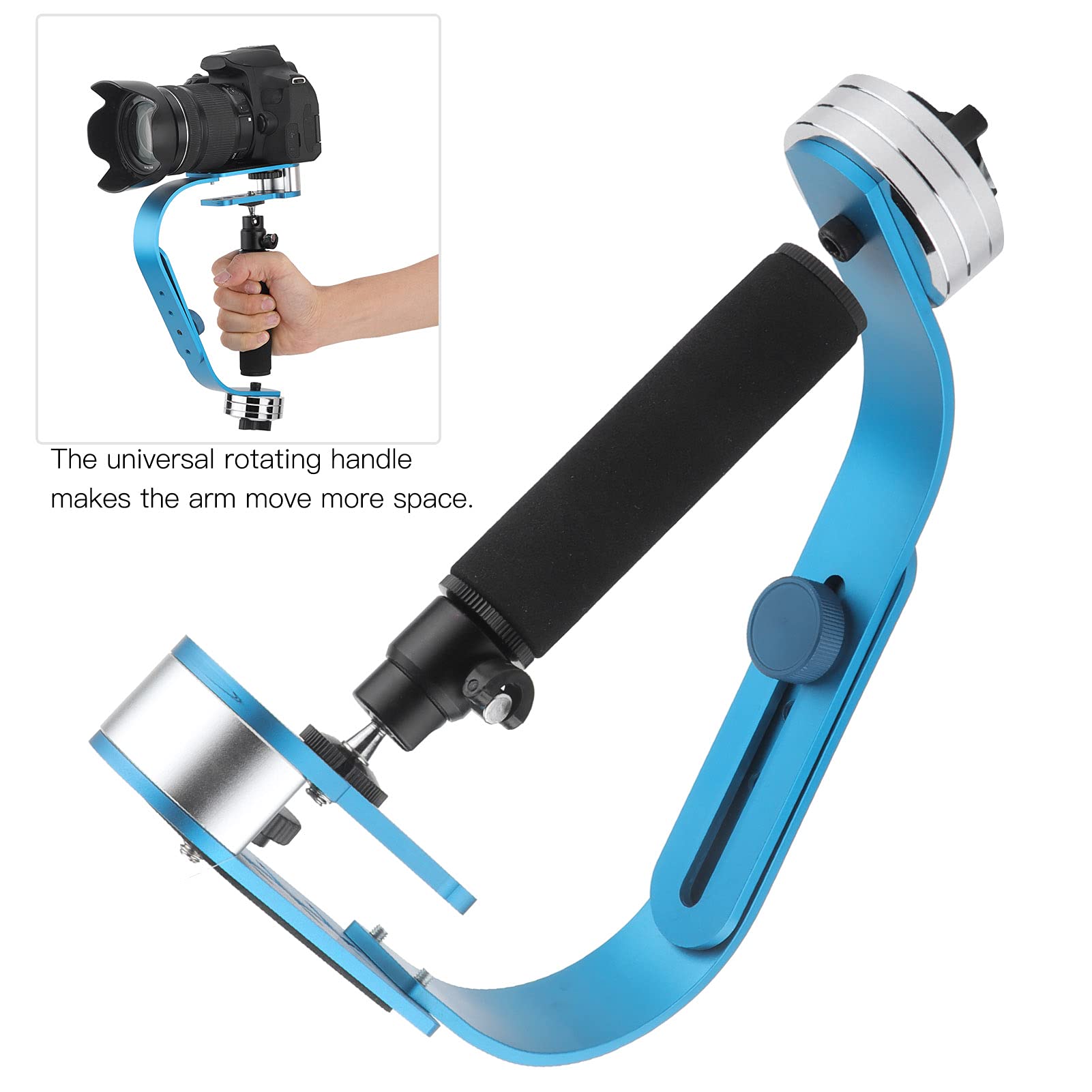Acouto Aluminium Alloy Handheld Digital Camera Stabilizer For Dslr Photography Accessory