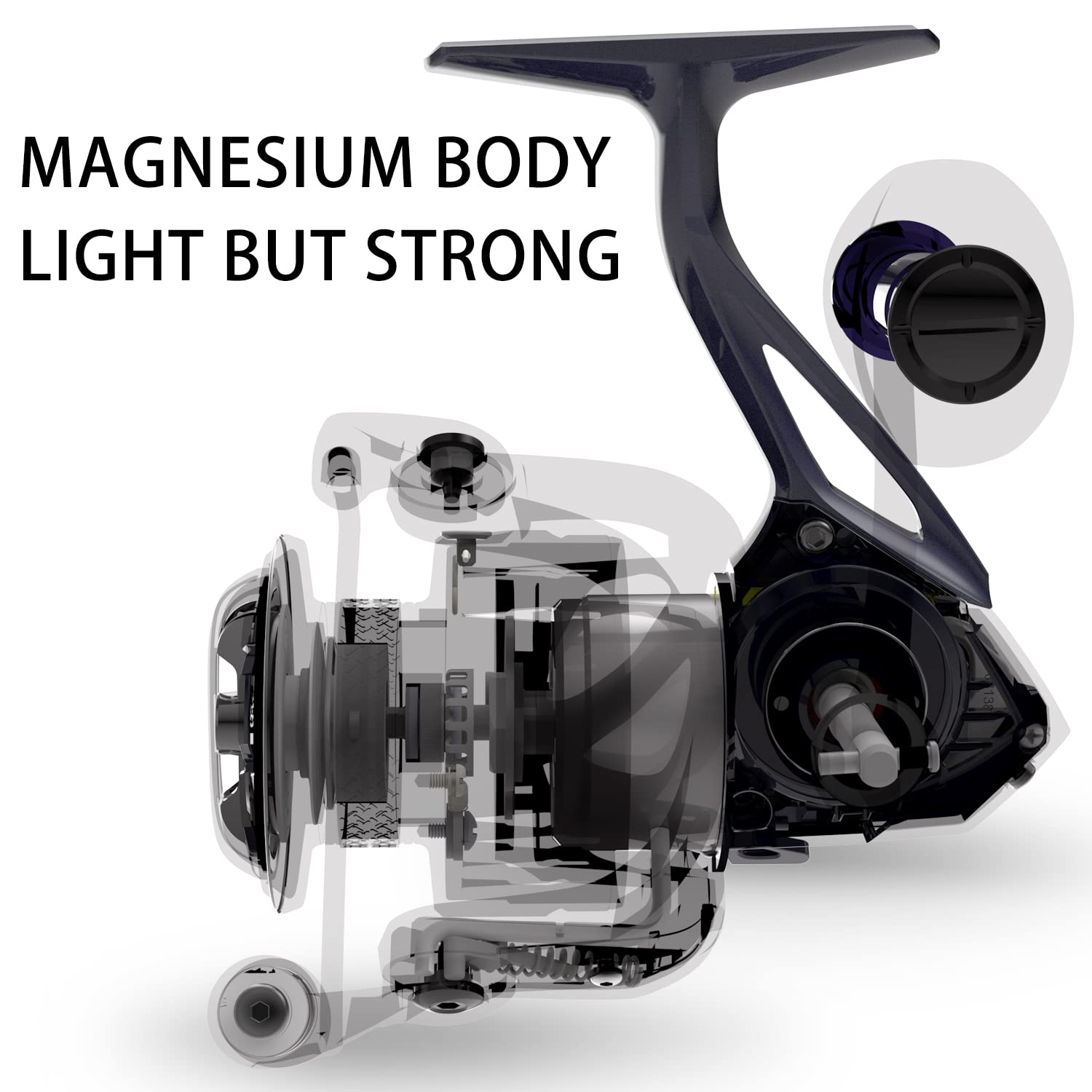 Tempo Expert Fishing Reels, 10 + 1 Ball Bearings From Japan, Max Drags Up To 41 Lbs, Light And Smooth Spinning Reel, Magnesium Frame, Gear Ratio From 5.2: 1 To 6.2: 1
