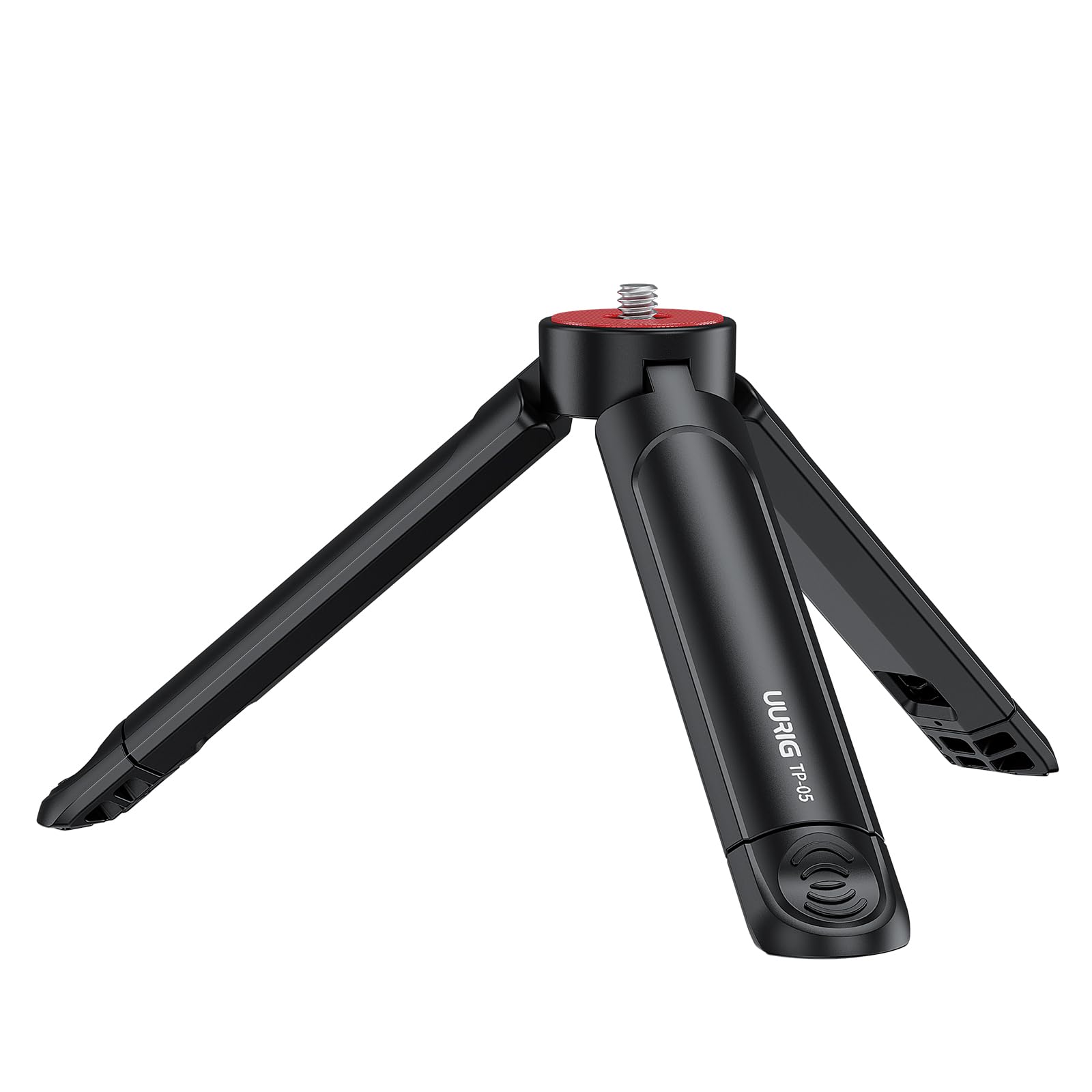Vrig Tp05 Extendable Mini Camera Tripod With 1/4" Screw, Portable Desktop Tripod Selfie Stick Handle Grip Handheld Mount For Camera Vlog Cell Phone Holder Fill-In Light Gimbal Grip Stabilizer
