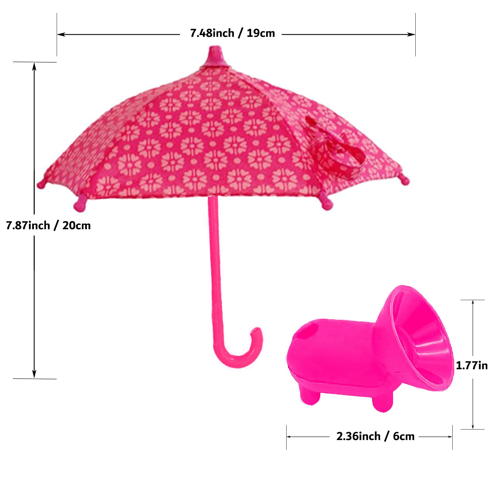 Vivounity Phone Umbrella Suction Cup Stand - Universal Adjustable Piggy Phone Stand Sun Visor, Sun Shade Cover, Sun Shield With Suction Cup Mount Phone Holder Anti-Refection Block Glare