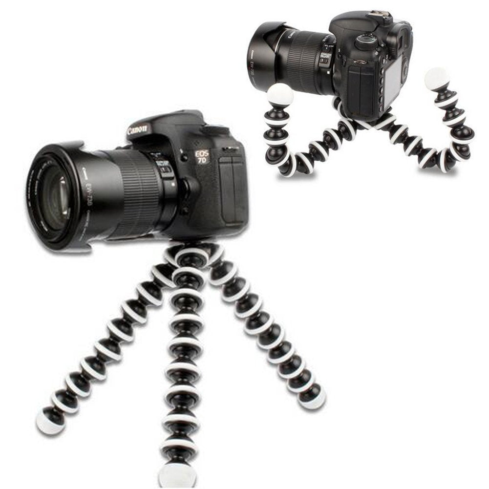 Gucabe Octopus Camera Tripod, Walway Flexible Cell Phone Holder Stand Selfie Stick With Quick-Release Plate For Smartphone/Camera/Gopro/Action Camera/Dslr