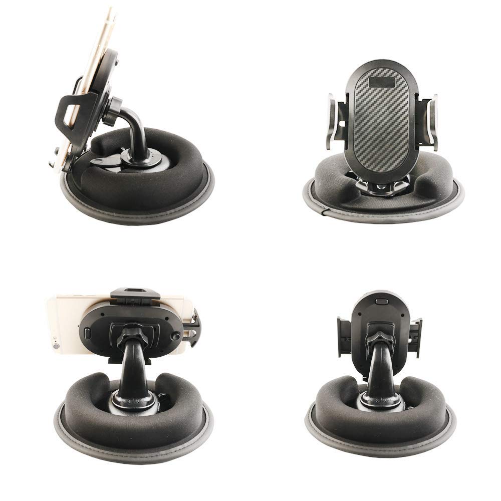 Dosili Cell Phone Vehicle Mount,Dashboard Beanbag Friction Mount,2 In 1 Dashboard Mount And Car Air Vent Holder,For Iphone Android And Other Smartphones