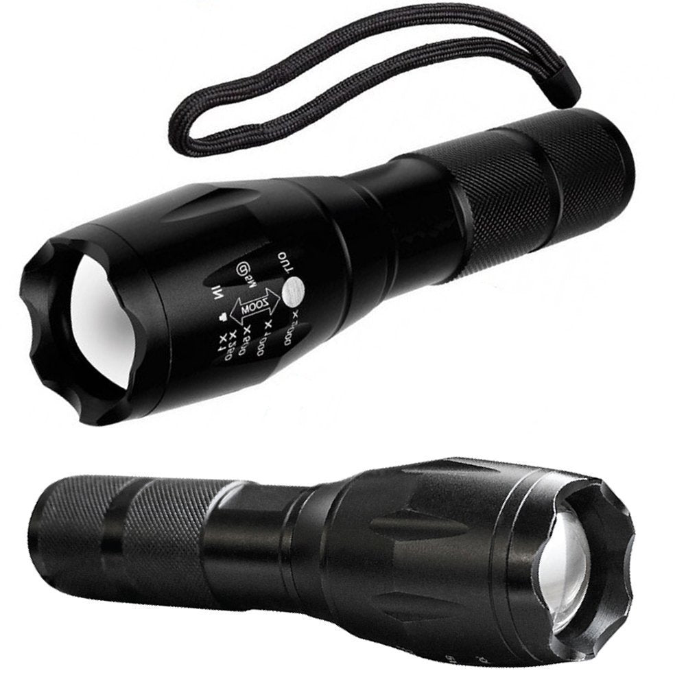 Bestsun 4 Pcs Military Grade 5 Mode Super Bright 3000 Lumens Tactical Led Waterproof Flashlight - Best For Camping Hiking Emergency