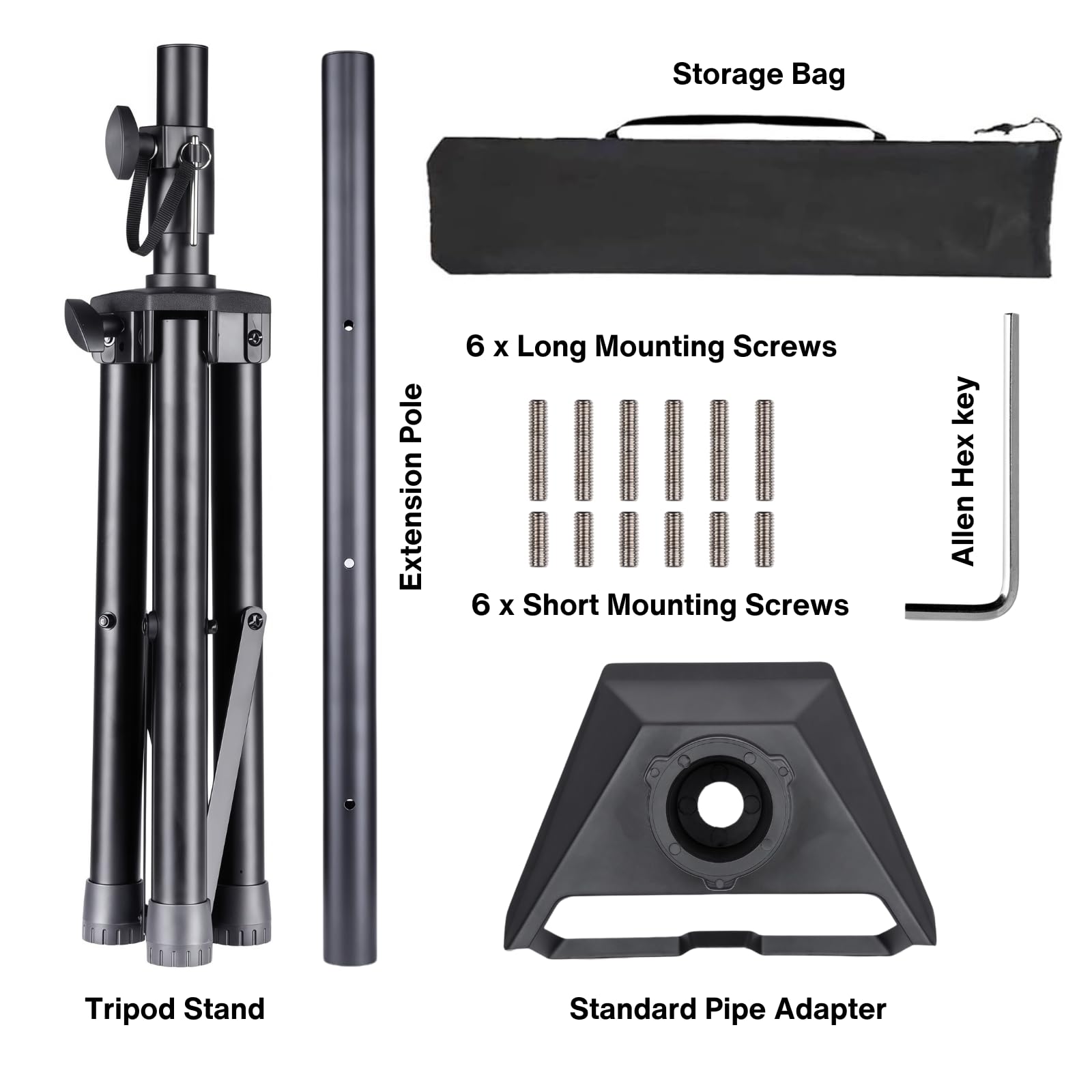 Steinwhale Adjustable Tripod Stand For Starlink Standard Gen 3, Stainless Steel With Aluminum Pipe Adapter, 80-110Cm Extendable Height, Easy Installation, Includes Carrying Bag