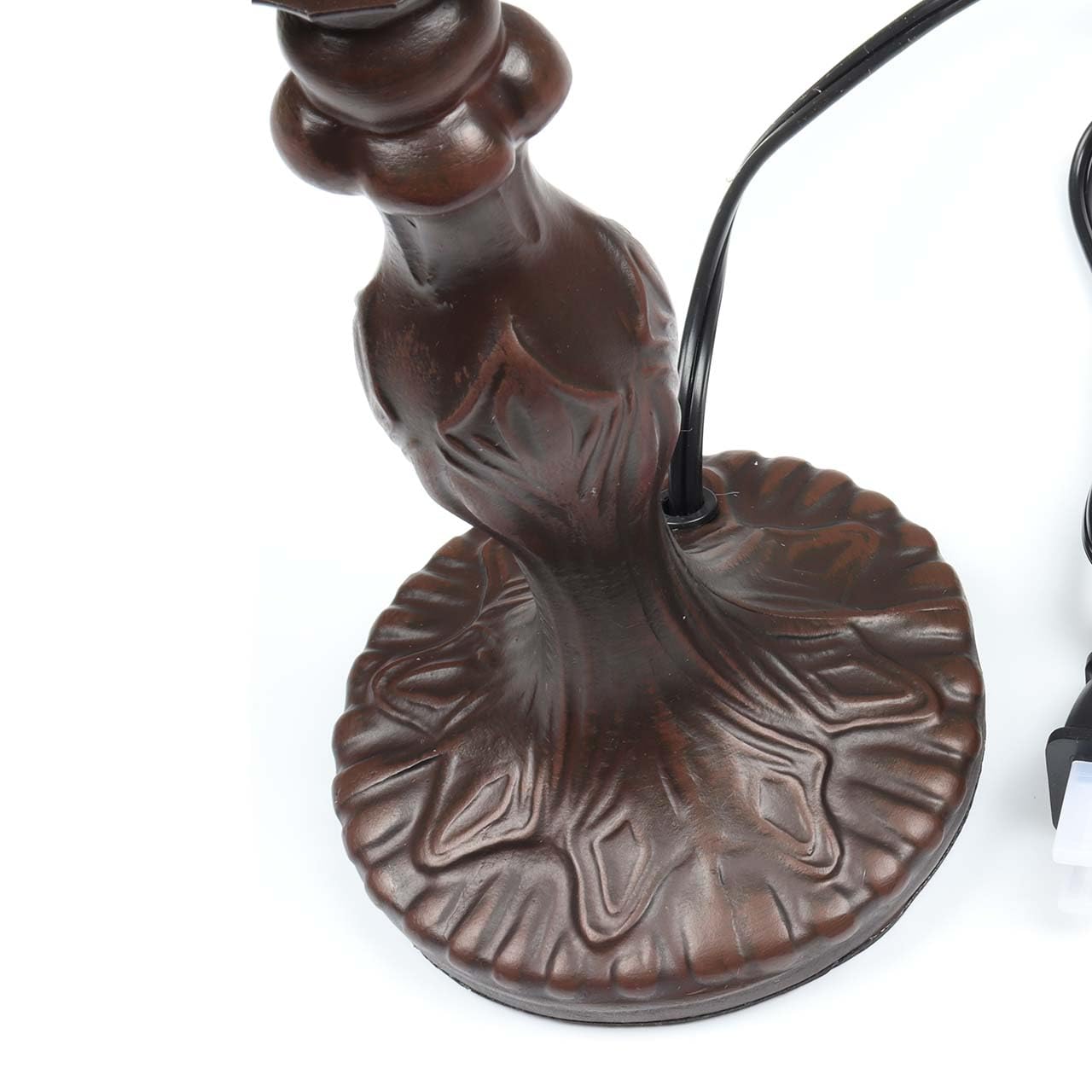 Bieye B10718 Antique Brown Table Lamp Base With E26 Light Socket, 4" Wx14.5 H