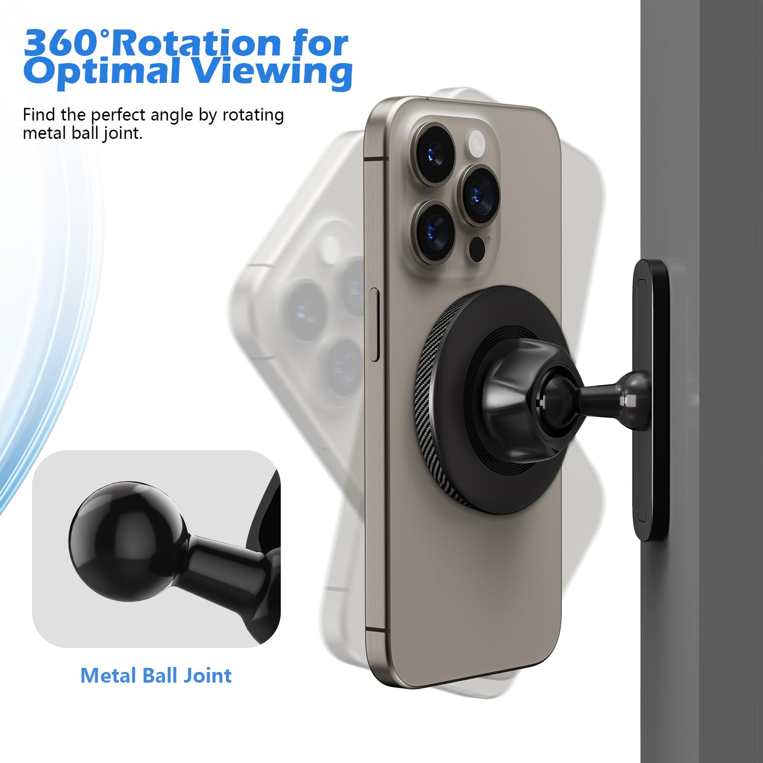 Alafly Designed For Hyundai Ioniq 5 Phone Mount, Magnetically Attaches To Metallic Dashboard For   Hyundai Sonata Kona & - Loniq5 [Compatible With Magsafe]