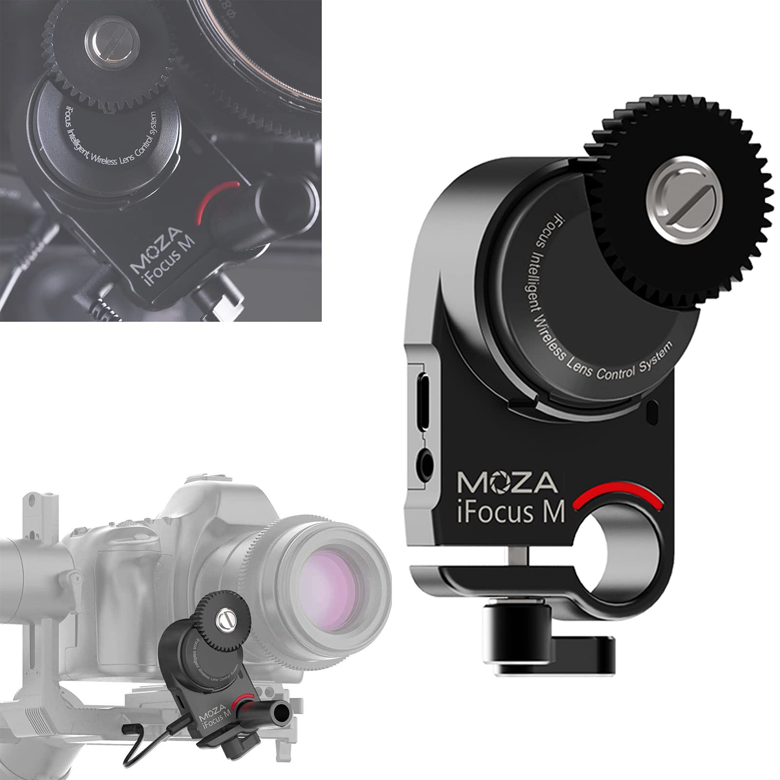 Moza Aircross 2 Gimbal Stabilizer & Ifocus-M Follow Focus Motor (Aircross 2 Gimbal + Ifocus-M)
