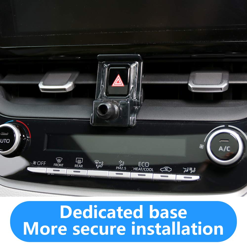 Musttrue Lunqin Car Phone Holder For Toyota Corolla 2020      And Corolla Cross - & Hybrid Hatchback Auto Interior Accessories Cell Phones Mount Cellphone Mobile Charging Gps Cradle