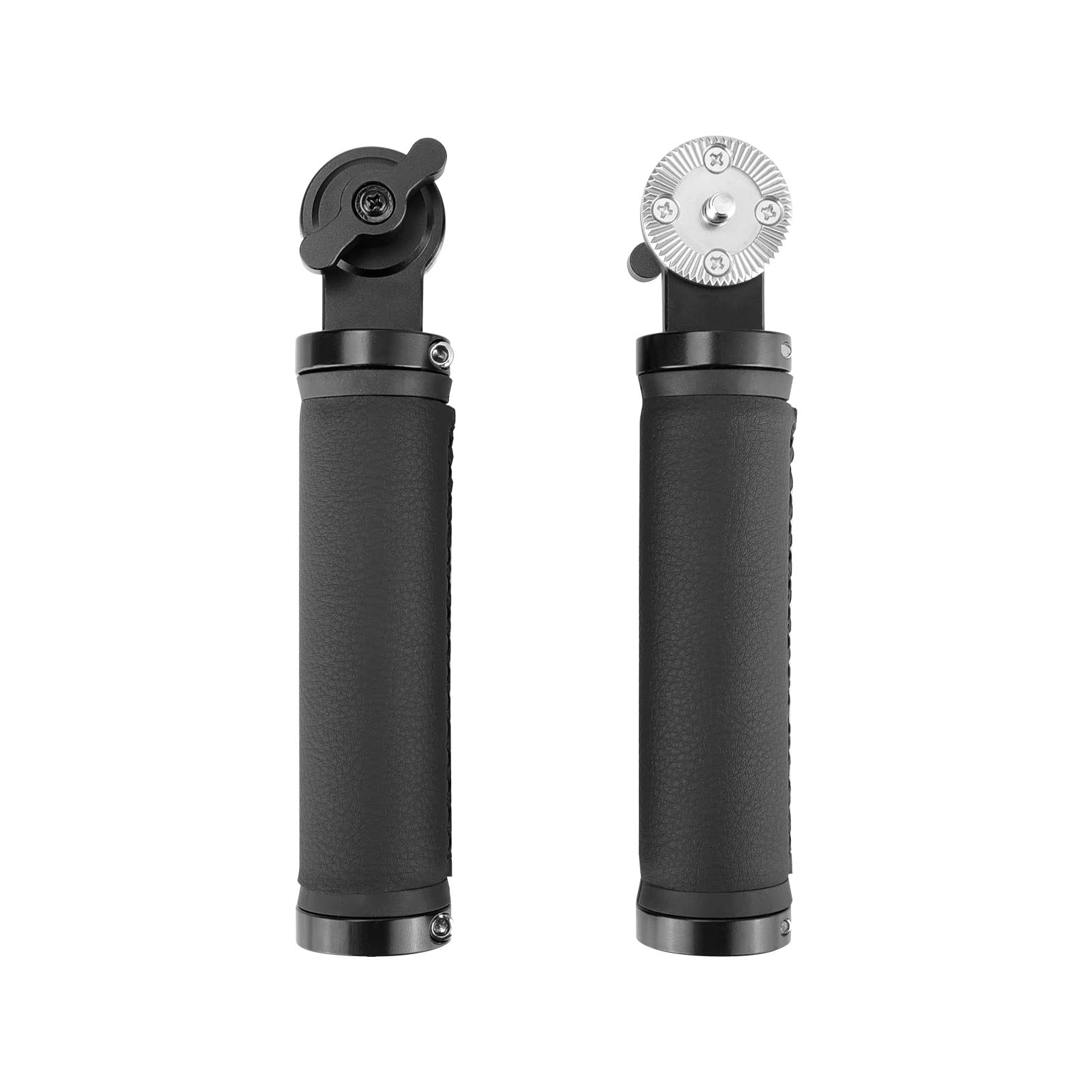 Szrig Aluminum Rosette Rubber Handle Grip With Rosette M6 Thumbscrew Connection For Dslr Camera Monitor