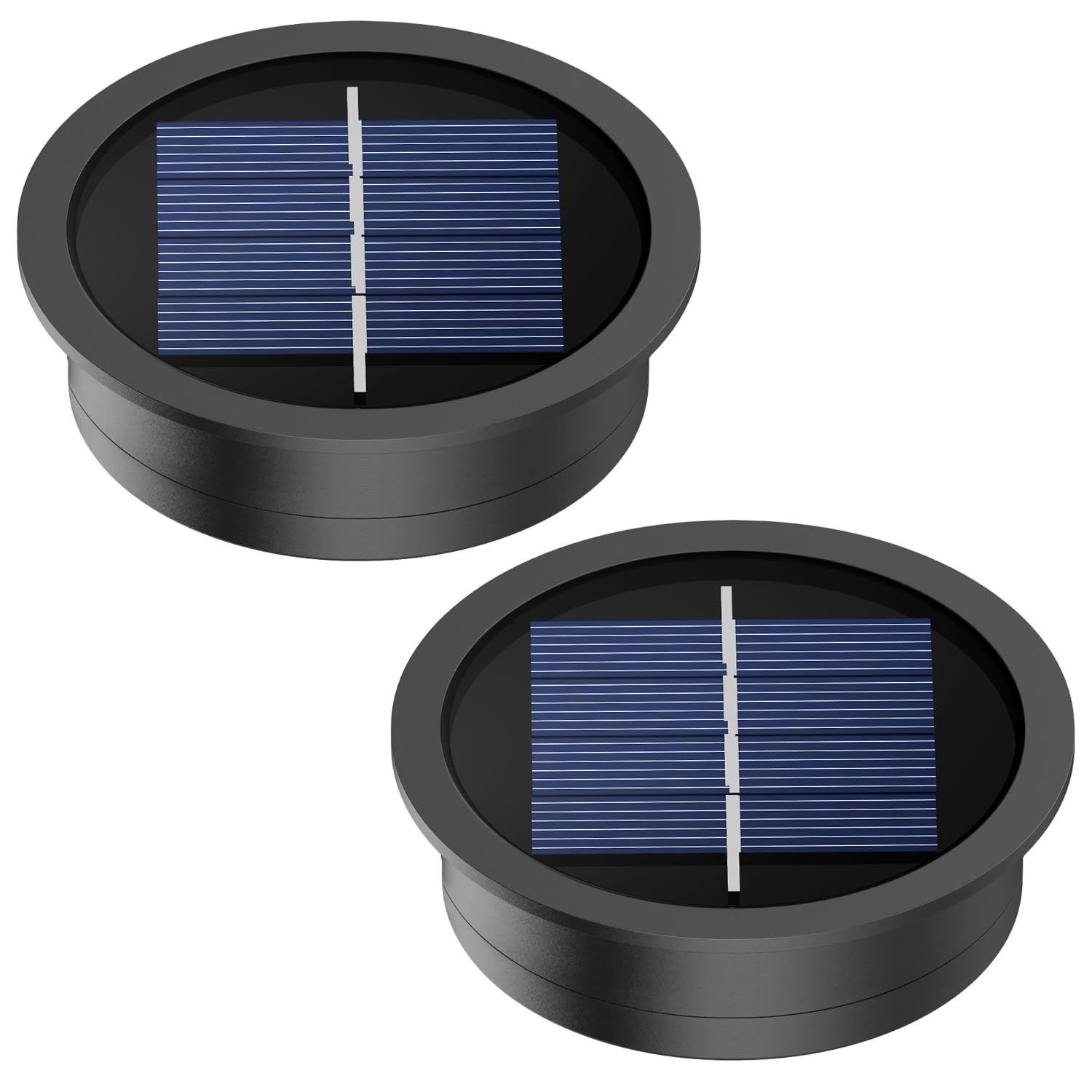 X-Prek 2 Pack Replacement Solar Light Parts(Top Size 2.76 Inches, Bottom Size 2.36 Inches),7 Lumens Warm White Led Waterproof Solar Light Replacement Top Kit For Outdoor Diy Hanging Lanterns