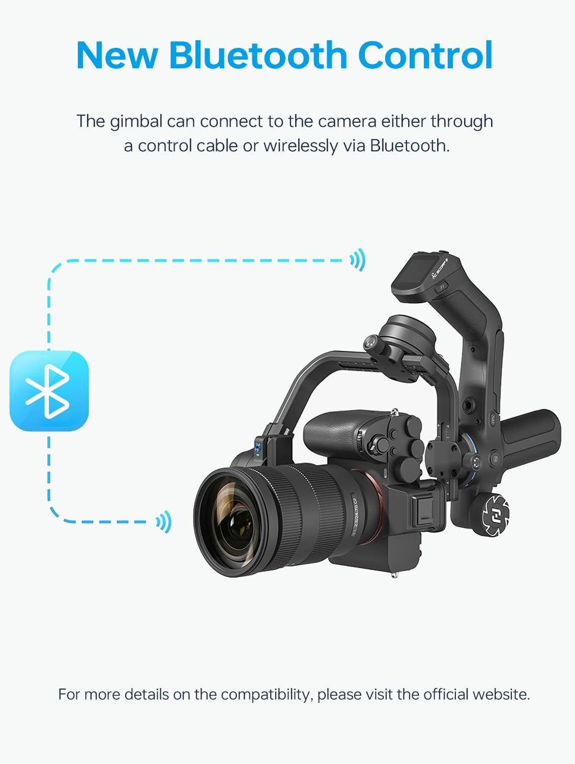 Feiyutech Scorp 2, 3-Axis Gimbal Stabilizer For Dslr & Mirrorless Cameras, Ai Tracking, 5.5Lbs Paylaod, 13 Hours Battery Life, Quick Usb-C Charge