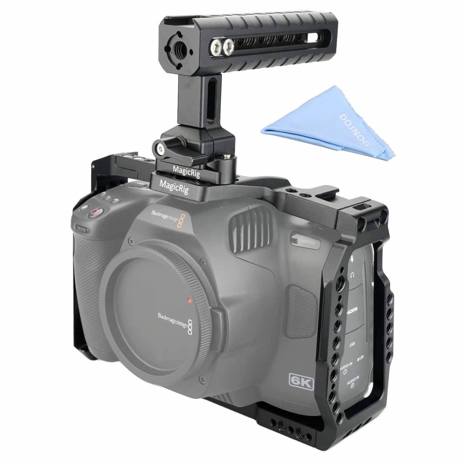 Magicrig Bmpcc 6K Pro / G2 Cage Kit With Nato Top Handle And Rail