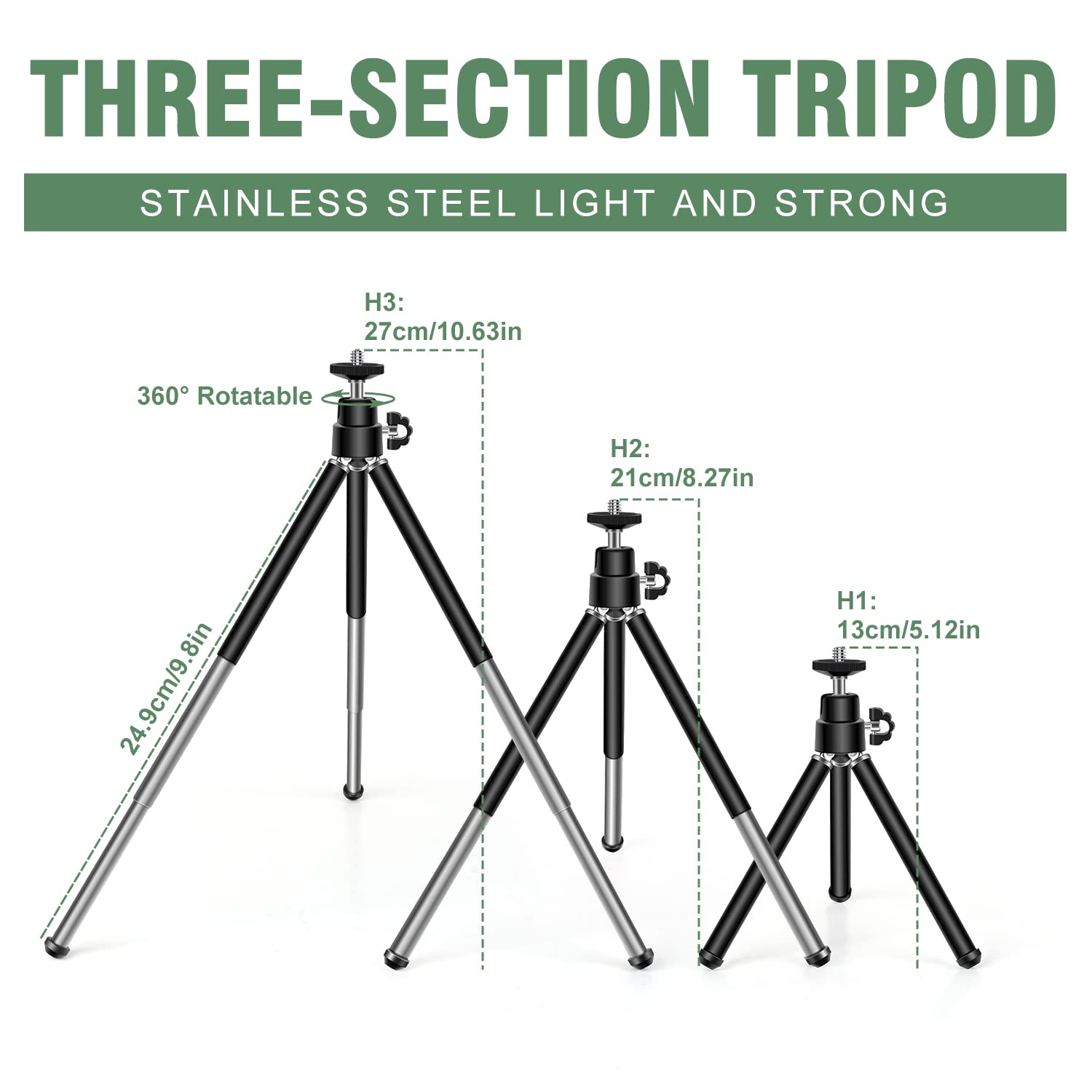 Pankoo 40X60 High Power Monocular Telescope With Smartphone Holder & Tripod, Power Prism Compact Monoculars For Adults, Hd Monocular Scope For Bird Watching Hiking Concert Travelling