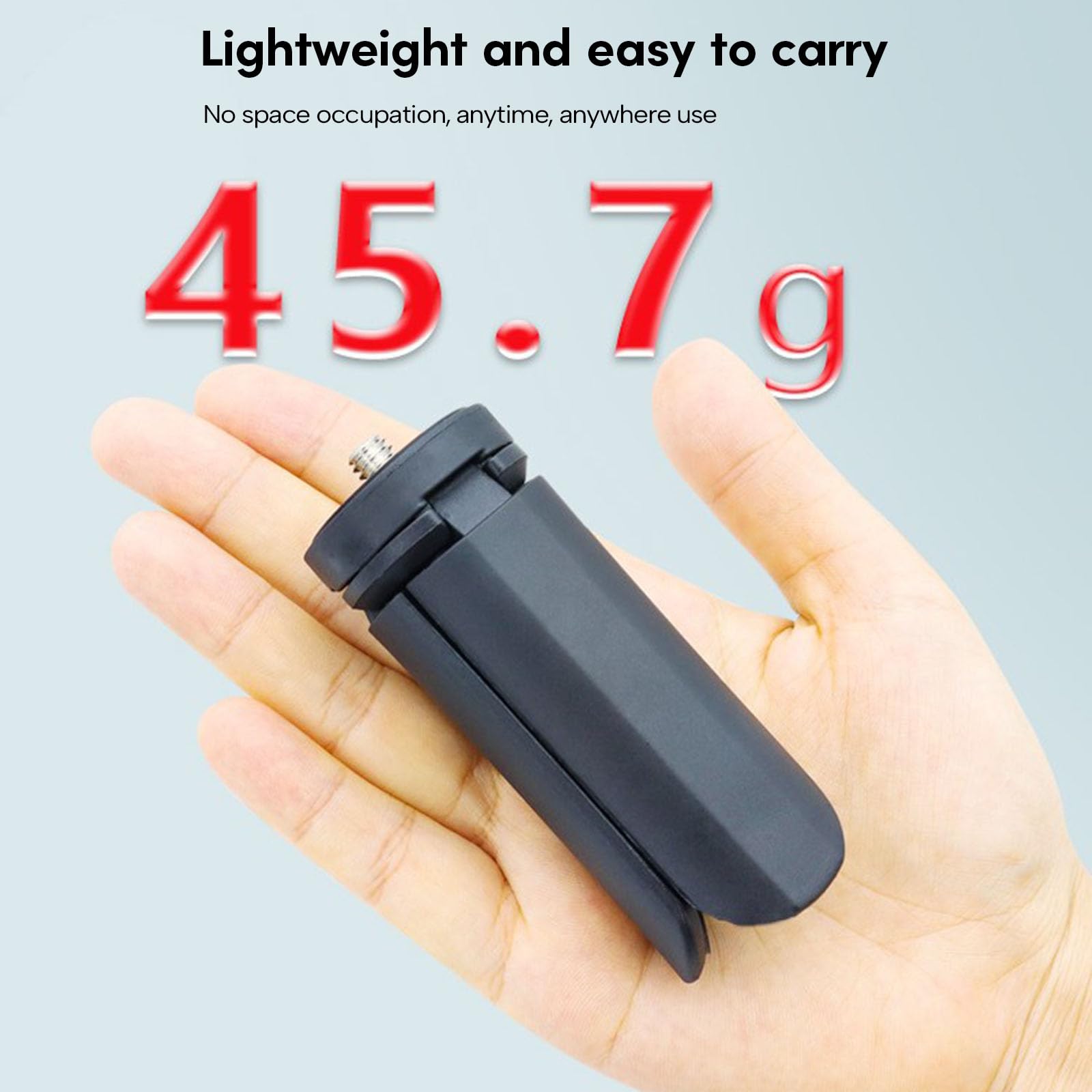 Woeifgv Portable Tripod Desktop Tripod Base For Pocket 3, Black, Abs, 1/4-20 Thread, Compact, Compatible With Camera