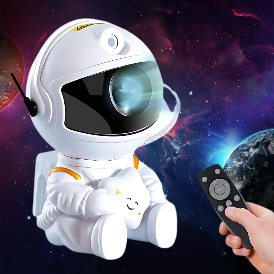 Trendylis Astronaut Galaxy Night Light Projector - 2Nd Generation Space Buddy Projector Star Nebula Ceiling Led Lamp With Timer And Remote -  For Kids, Adults, Birthdays And Valentine'S Day