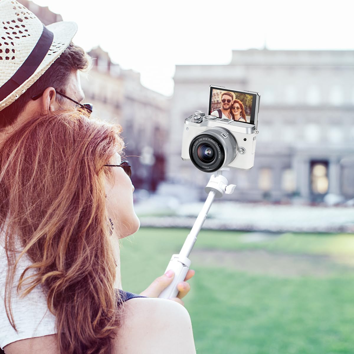 Yiliwit Mt-08 White Mini Tripod For Camera, 1/4" Screw Universal Portable Camera Tripod For Iphone/Sony/Canon/Nikon/Fujifilm/Action Cam, Extendable Handheld Table Mount, Video Shooting Vlog Table Stand