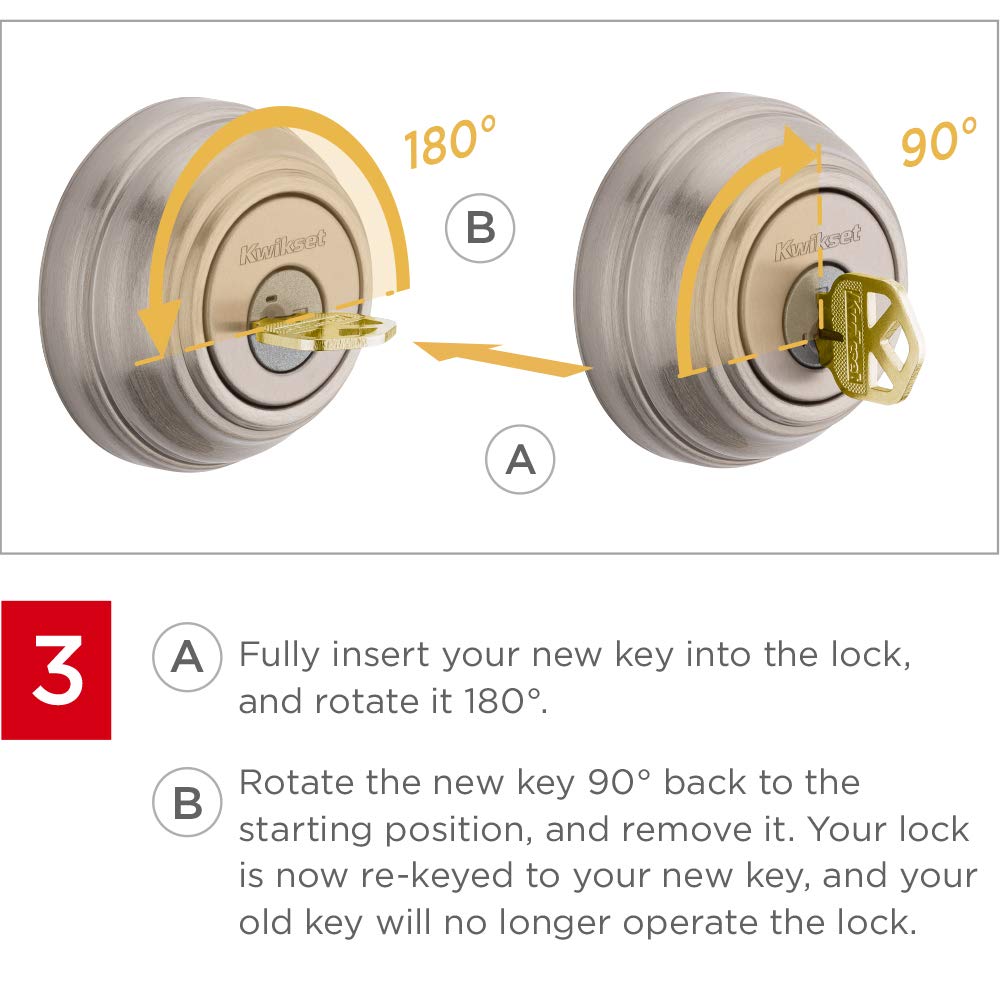 Kwikset 980 Single Cylinder Deadbolt Featuring Smartkey In Polished Brass