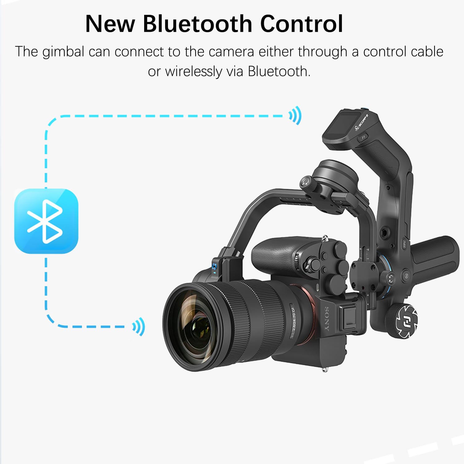 Feiyutech Scorp 2 Kit Gimbal Stabilizer For Dslr And Mirrorless Camera,Built-In Ai Tracking,3-Axis Gimbal For Sony/Canon/Nikon/Fujifilm, Max 5.51Lbs,Touch Screen, Native Vertical Shooting With Case