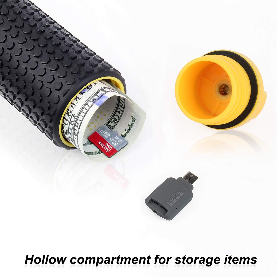 Gepuly Floating Hand Grip With Mini Tripod Stand Monopod Waterproof Selfie Stick For Insta360 Gopro Hero 13 12 11 10 9 8 7 6 5 4 3, Max, Akaso Dji Handle Mount Accessories For Action Camera Underwater