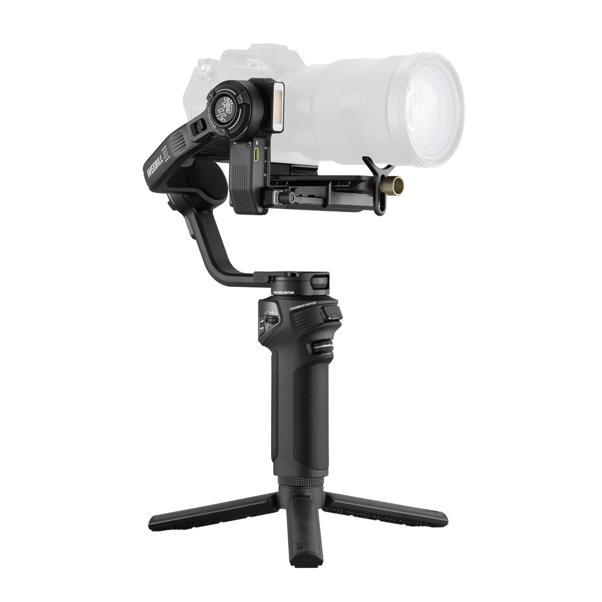 Zhiyun Weebill 3S [Official] Gimbal Stabilizer For Dslr And Mirrorless Camera Canon/Nikon/Sony/Panasonic/Fujifilm,Fill Light,Native Vertical Shooting