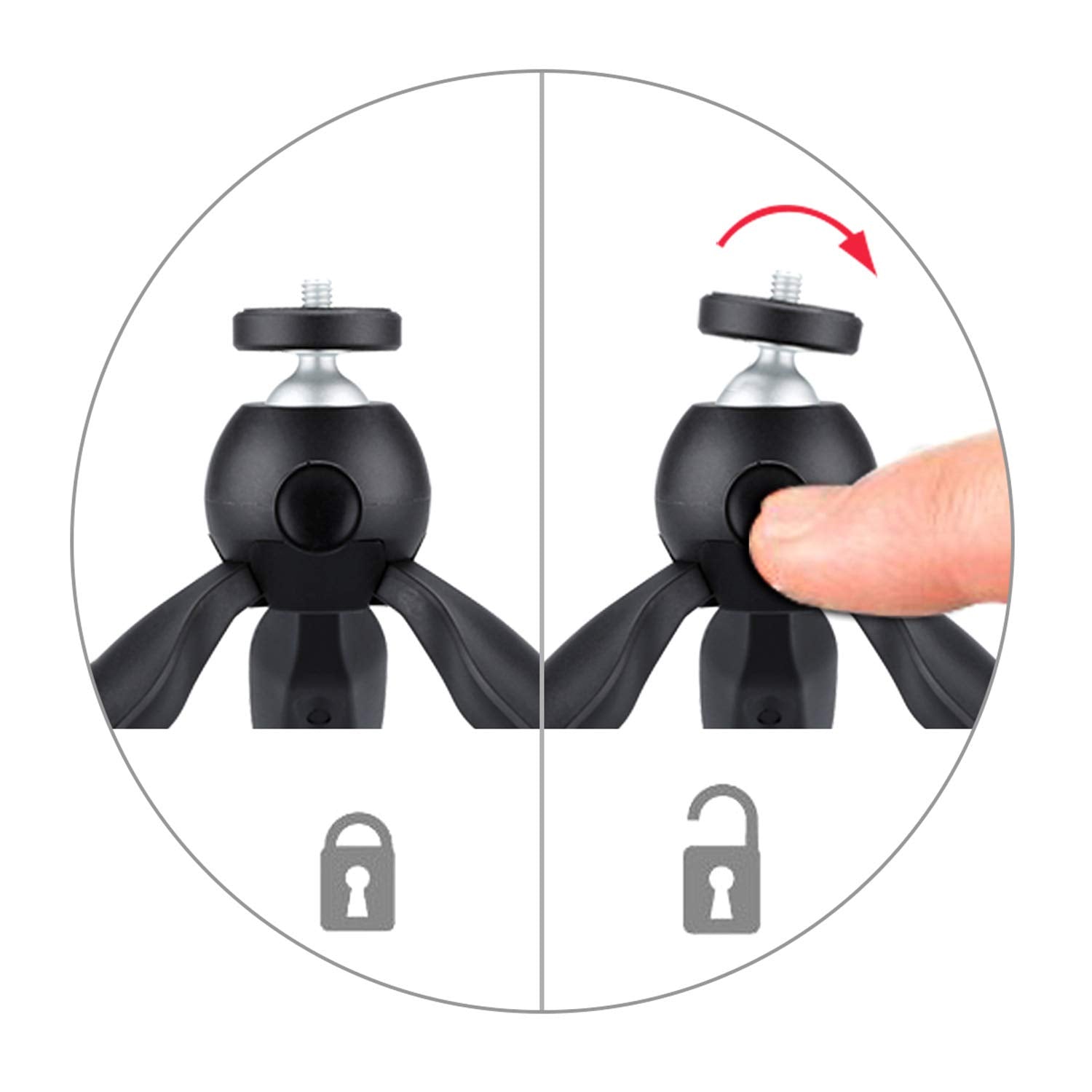 Acetaken 3-In-1 Zoom Recorder Tripod,Clamp Mount Stand Accessory Kit For Zoom Recorder H6 H5 H4N H2N H1N,Tascam Recorder Dr-40 Dr-05 Dr-22Wl Dr-44Wl Dr-100Mkiii - Acetaken