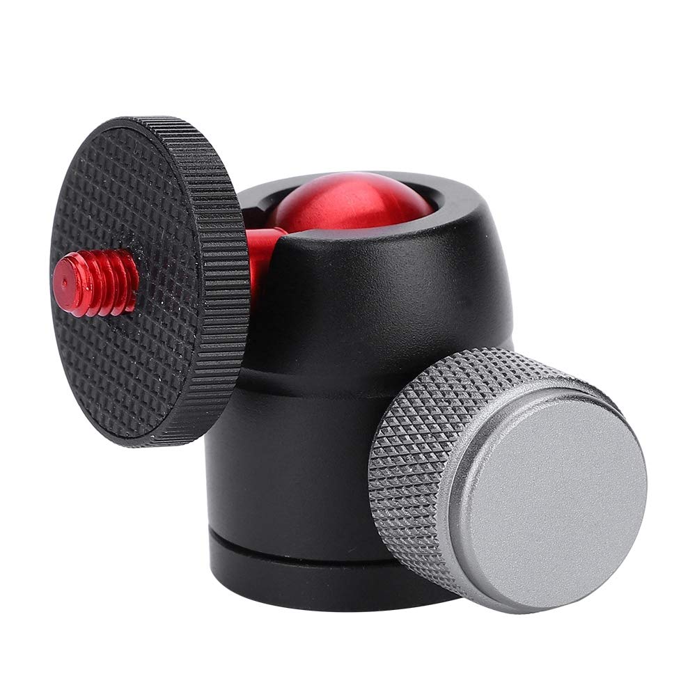 Fydun Ball Head Swivel Mini Ball Head Mount For Mirrorless Sports Camera Mobile Phone Holders Trs Light Stands Flash With 1/4 Screw Aluminum Alloy 360°