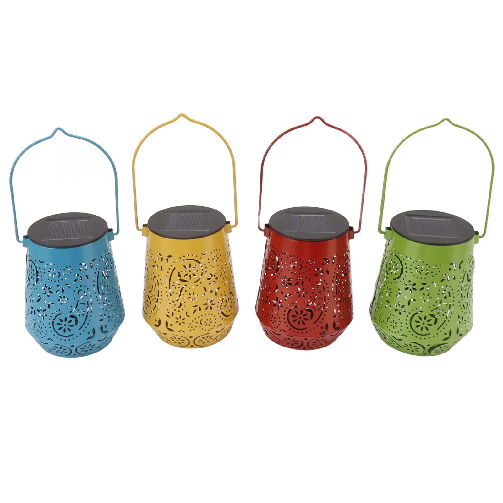 Dpofirs Outdoor Solar Hanging Lantern Lights 4 Pack, Waterproof Lantern Solar Table Light Led Lantern With Rechargeable Batteries For Patio Walkway Yard Driveway Backyard Christmas