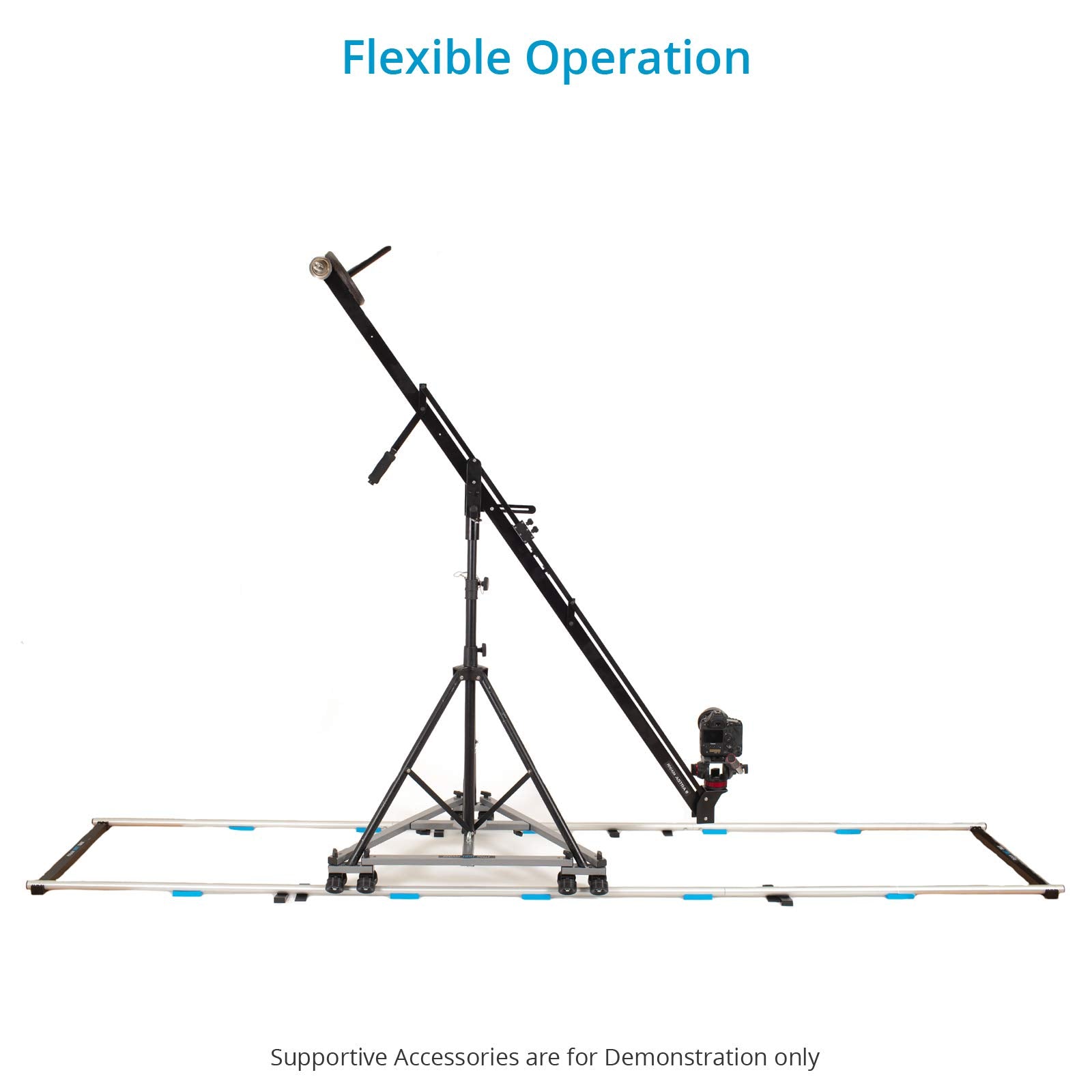Proaim Swift Video Camera Track Dolly System For Filmmakers. 28'' Central Distance. Payload Up To 159Kg / 350Lb (Swft-Dl)