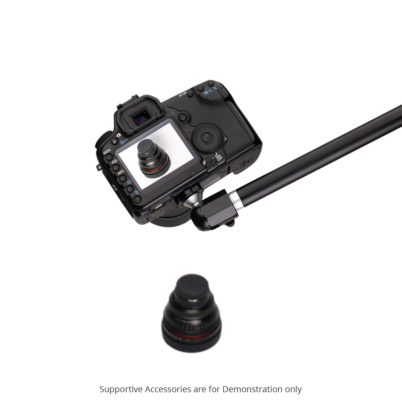 Proaim Overhead Photo & Video Camera Boom Pole. For Overhead Camera/Tabletop Views. 23 To 40" Telescopic Arm Length. Includes Camera Ball Head & Tripod Mounting Adapter (P-Ohbp-01)
