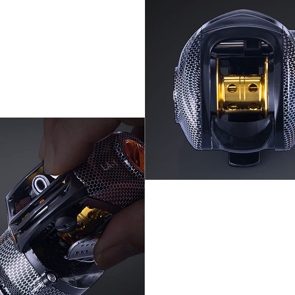 Ochine Forart Baitcasting Fishing Reel 6.3:1 Baitcast Fishing Reel 13 Bearing Large Line Capacity Lightweight Bait Casting Fishing Wheel Tool