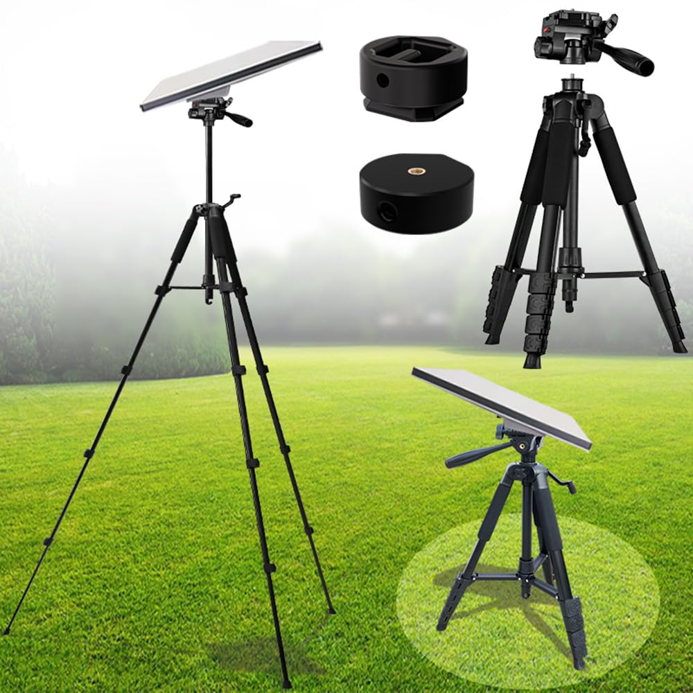 Xhuic Starlink Tripod Stand, Heavy-Duty Adjustable Mount, Compatible With Starlink Mini - 1/4"-20 Threaded Adapter, Black