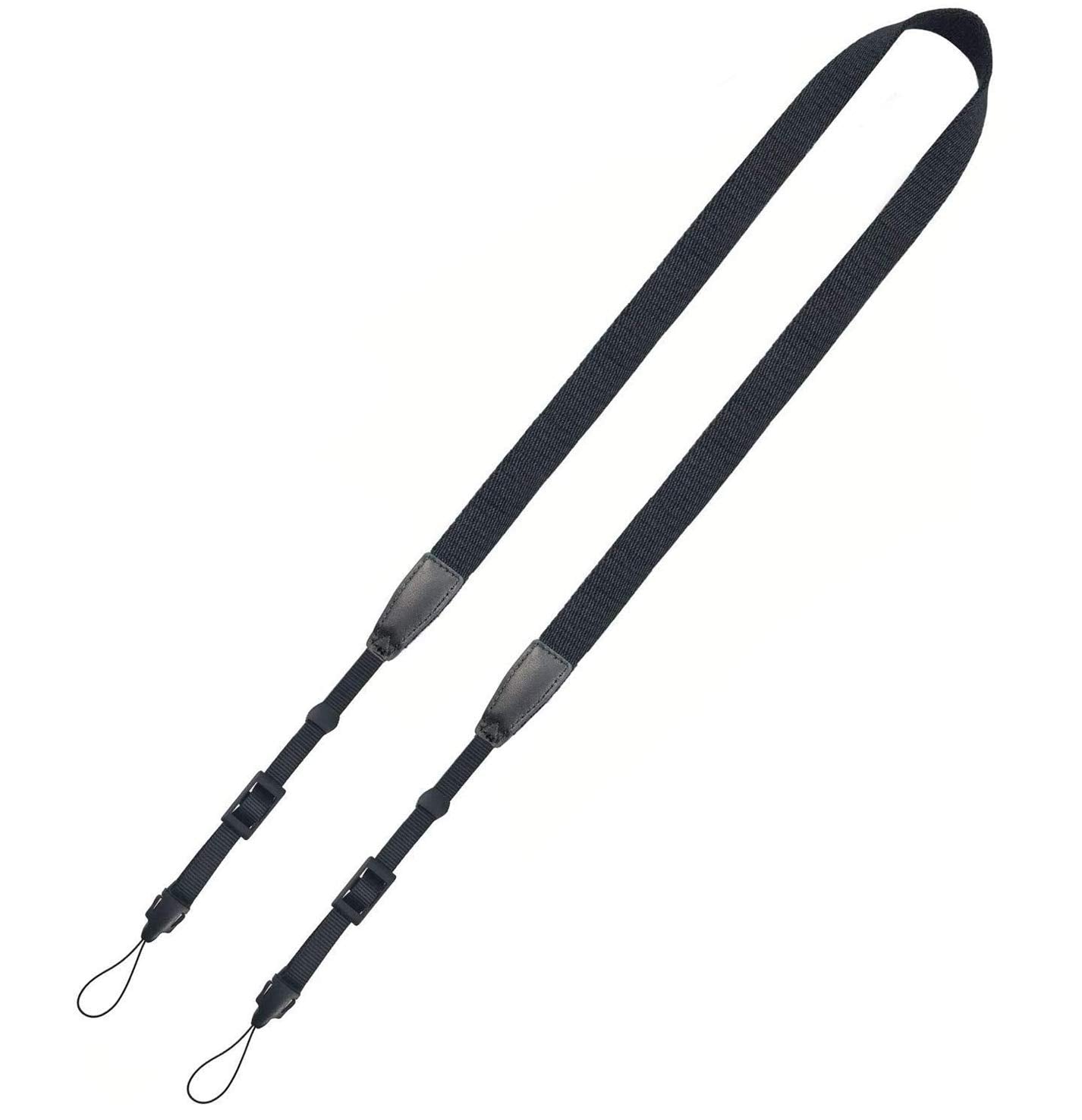 Chmete Camera Neck Strap/Thin Camera Strap Or Binoculars Strap Black