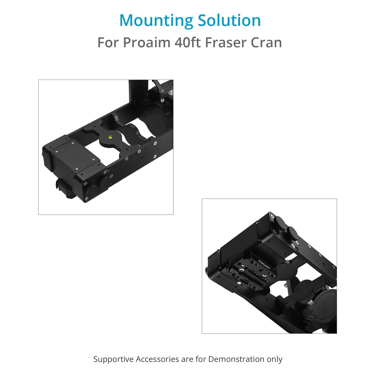 Proaim Quick Release 6Tr Gimbal Mount For M/Mx/ & M5/M10/M15/Pro Camera Gimbal 40Ft Fraser Camera Jib/Crane (Qr-R6Tr)