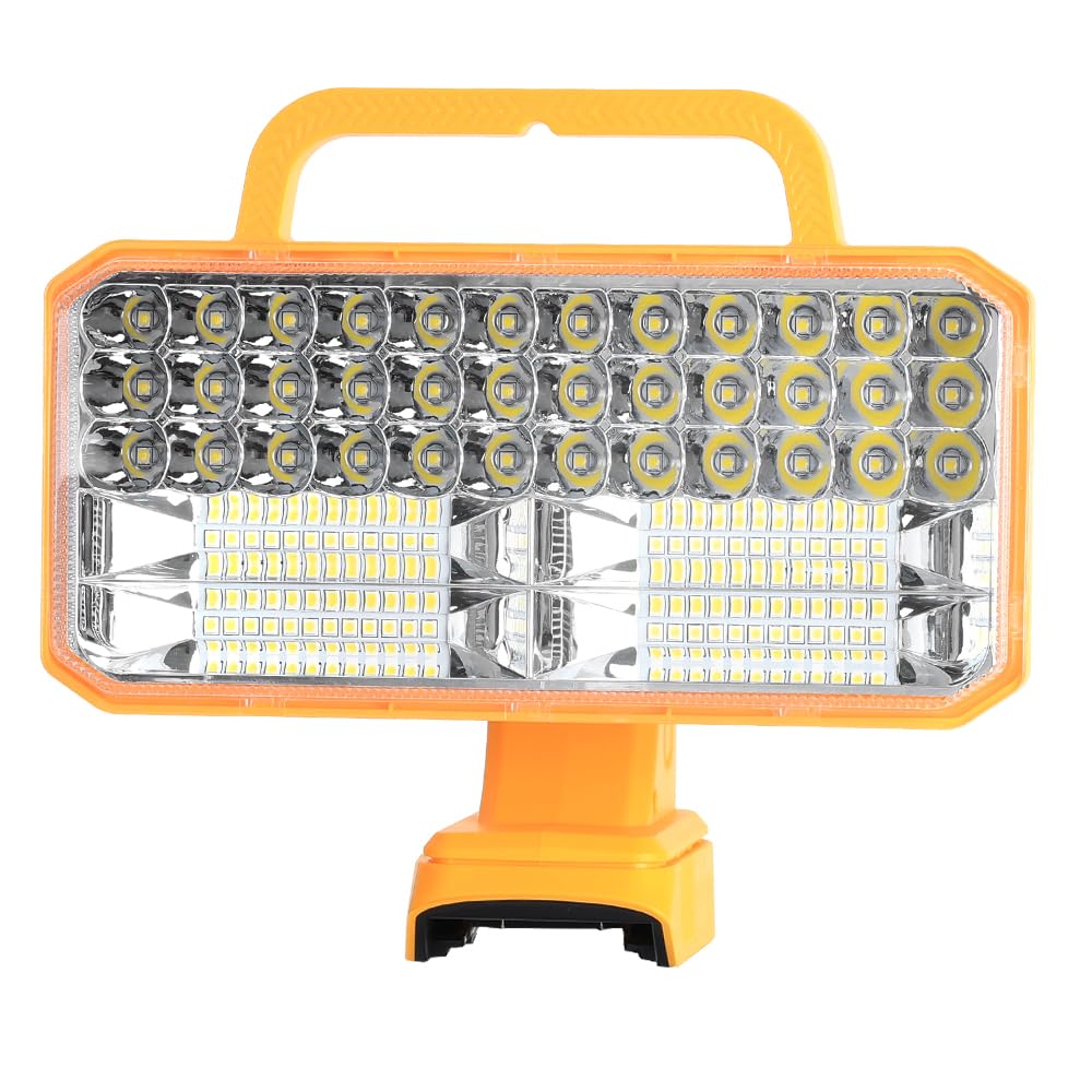 Weixblixian 4200Lm Light Compatible With Dewalt 20V Max Lithium-Ion Battery, 40W Flashlight With Usb Port, Led Work Light For Emergencies, Camping, Outdoor, Indoor(Battery Not Included)