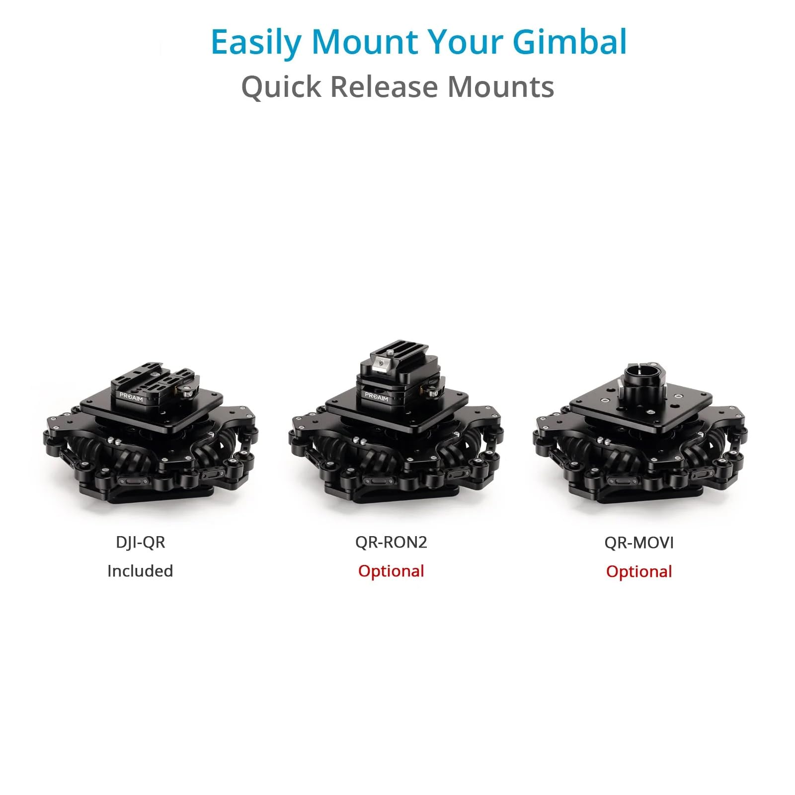 Proaim Pro Vibration Isolator/Shock-Absorber For 3-Axis Camera Gimbals. Payload Up To 5-15Kg / 11-33Lb (Vi-Pp-01)