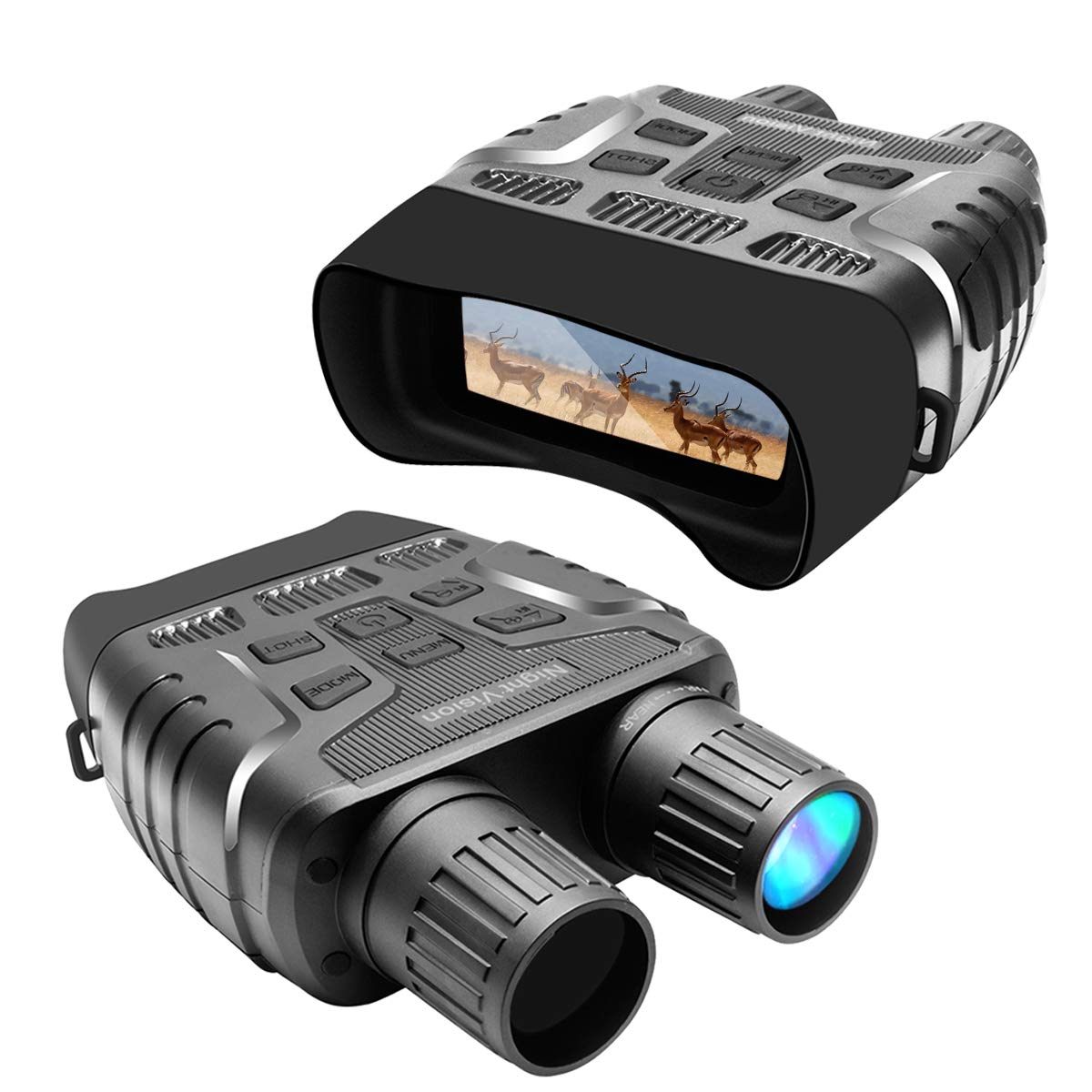 Fuxinghao Digital Infrared Night Vision Binoculars Scope For 100% Darkness With 2.31" Tft Lcd And 300M View Range Record Hd Image & 720P Video With 32G Tf Card For Hunting And Wildlife Monitoring