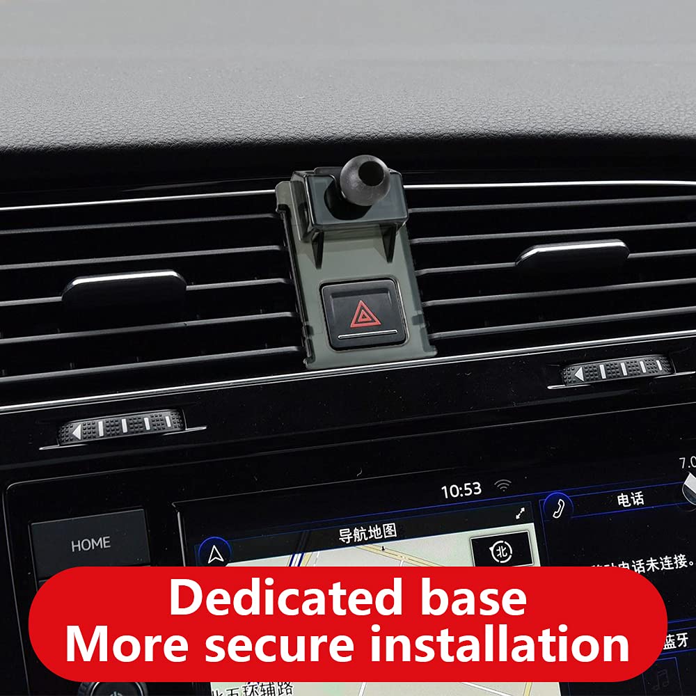 Musttrue Car Phone Holder For Golf R Gti 2015- Auto Accessories Navigation Bracket Interior Decoration Mobile Cell Phone Mount