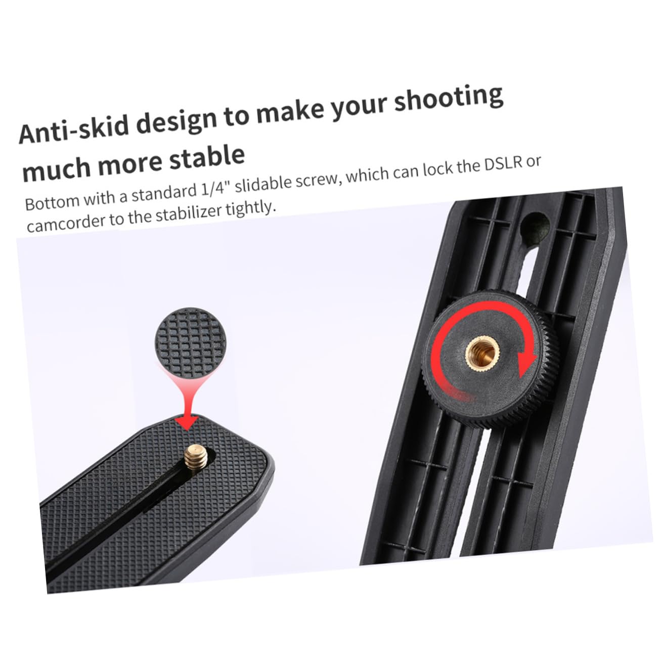 Homoyoyo 1 Pc Camera Stabilizer For U-Shaped Mobile Phone Bracket Practical Video Rig Handle Grip