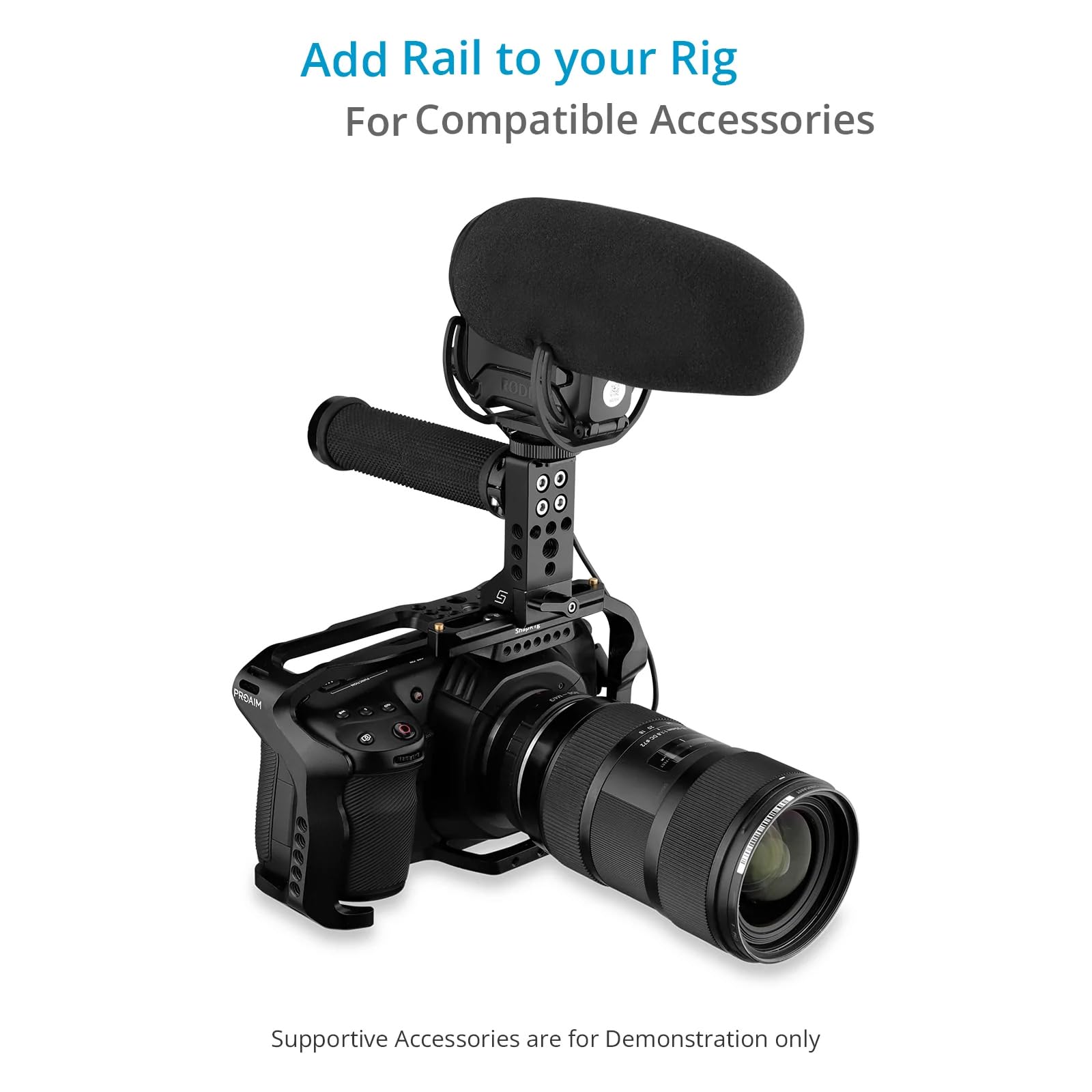 Proaim Snaprig 70Mm Mini Rail (Quick Release) With Safety Catch For Camera Cage & Rigs (Ca264)
