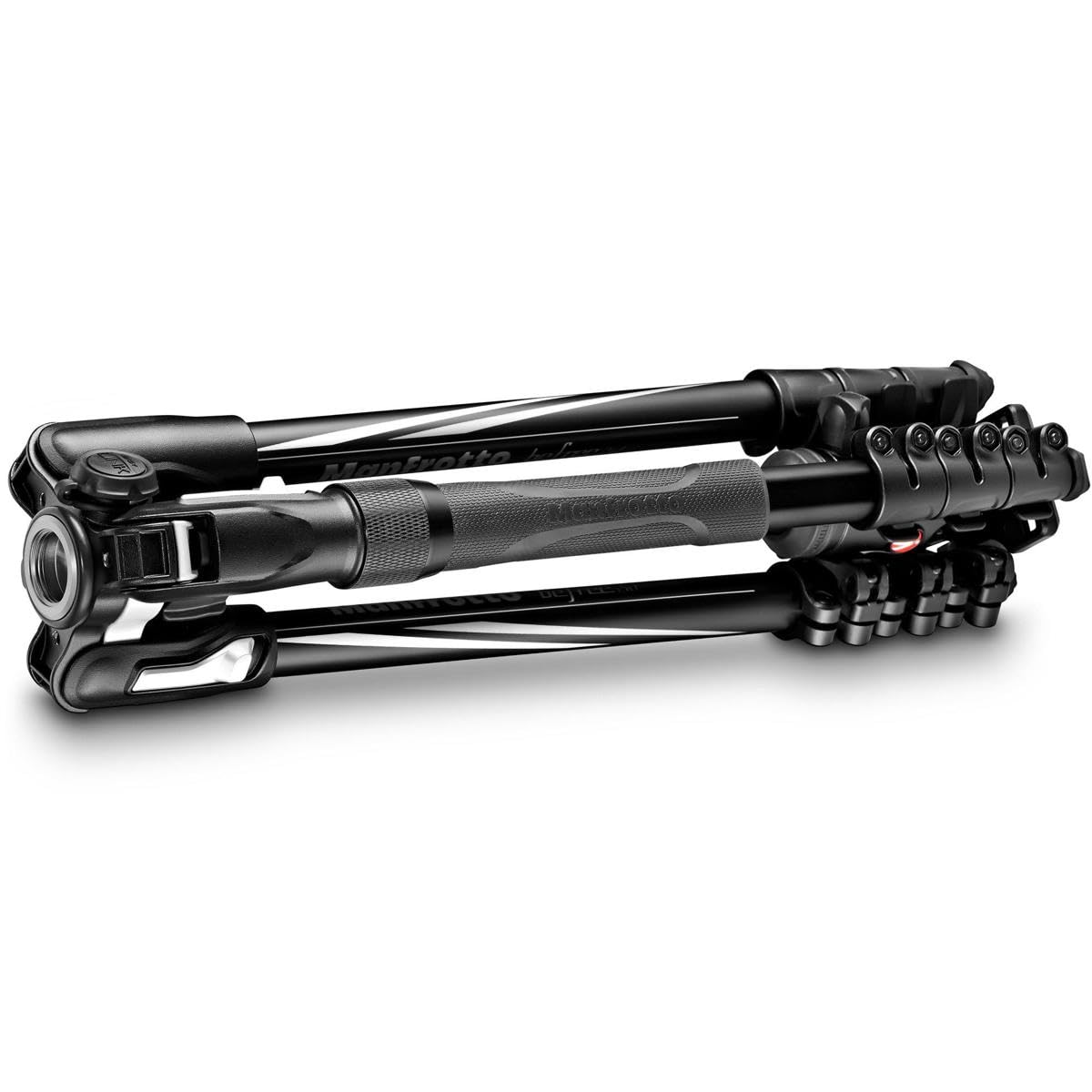 Manfrotto Be 2N1 4-Section Aluminum Tripod/Monopod With 494 Ball Head, Black