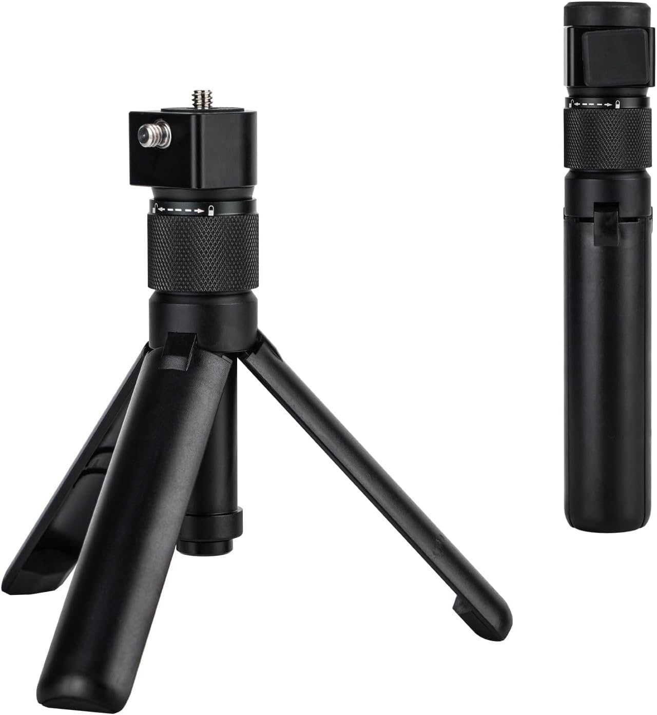 Lintao Bullet Time Handle Foldable Multi-Functional Tabletop Tripod For Insta360 X4, X3, One Rs, Go 2, X2, R, X Camera Accessories