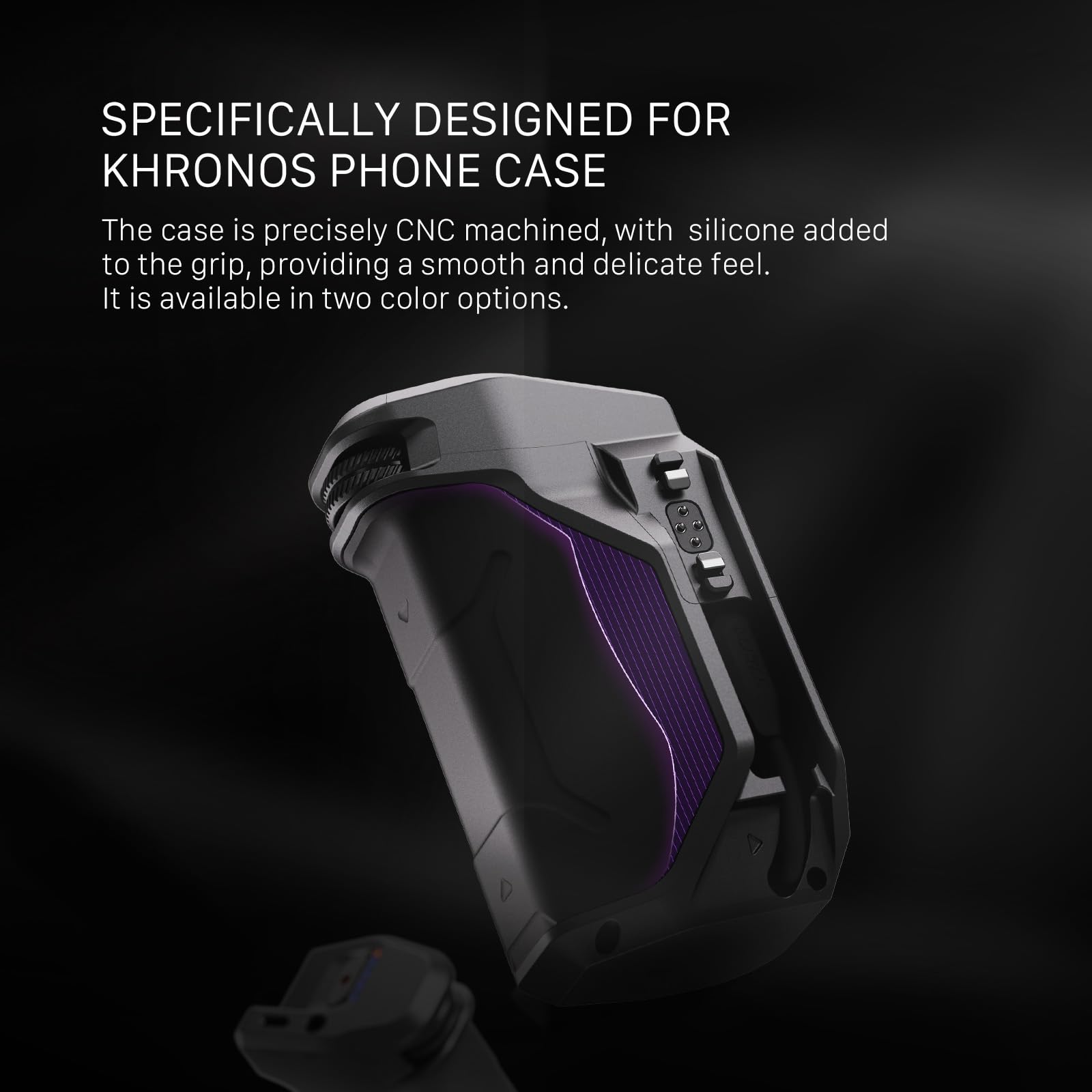 Tilta Khronos Focus Pd Handle (Titanium White) - Usb-C Power  Precision Focus/Zoom Control  Compact Design  Built-In Battery  Secure Fit - Compatible With Iphone 15/16 Pro/Pro Max