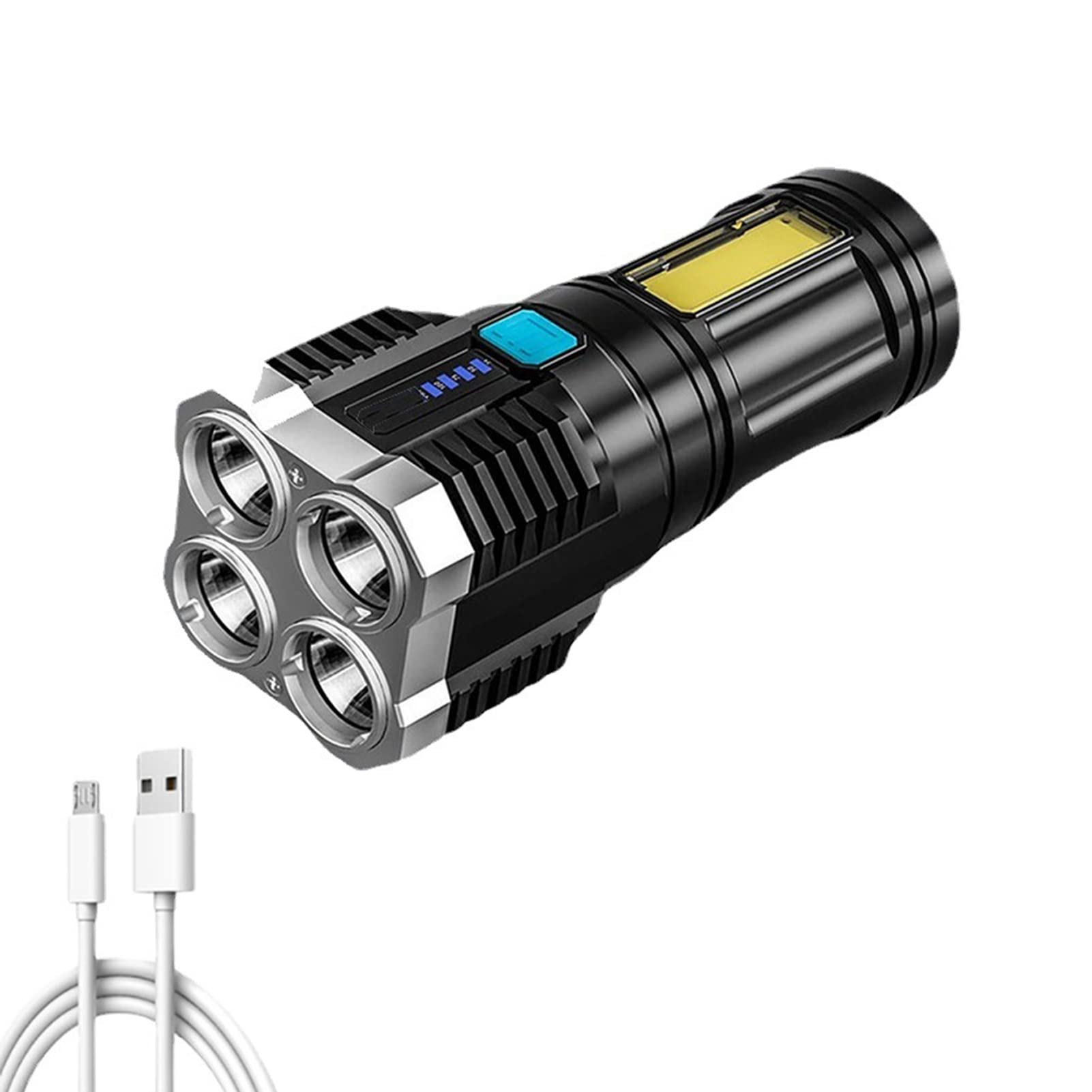 Fabater Flashlight, Solid Housing Ultra Bright Lasting Performance Led Outdoor Flashlight 800Mah Capacity For Hiking (1Pcs)